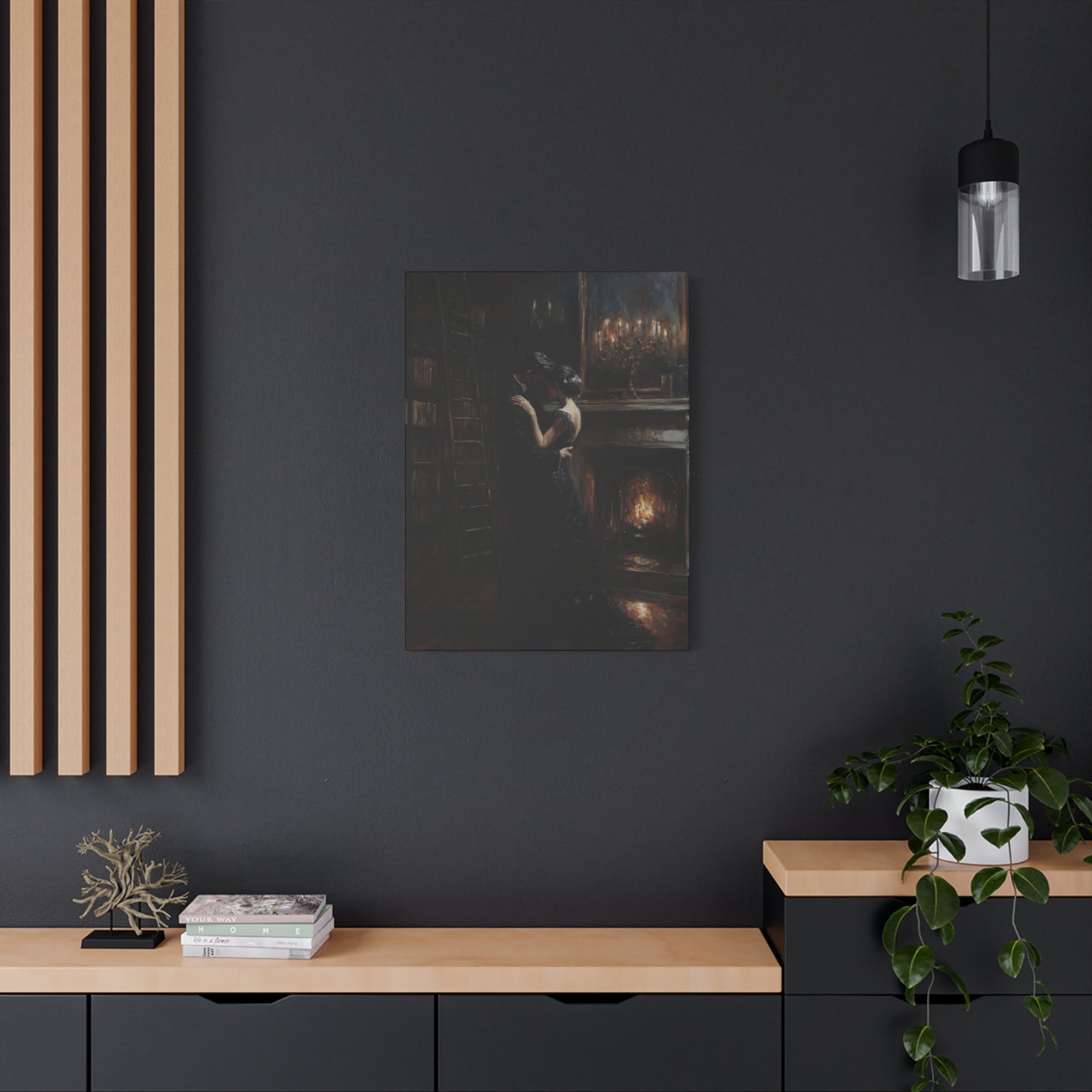 Dancing Couple Ballroom Dark Wall Art & Canvas Prints