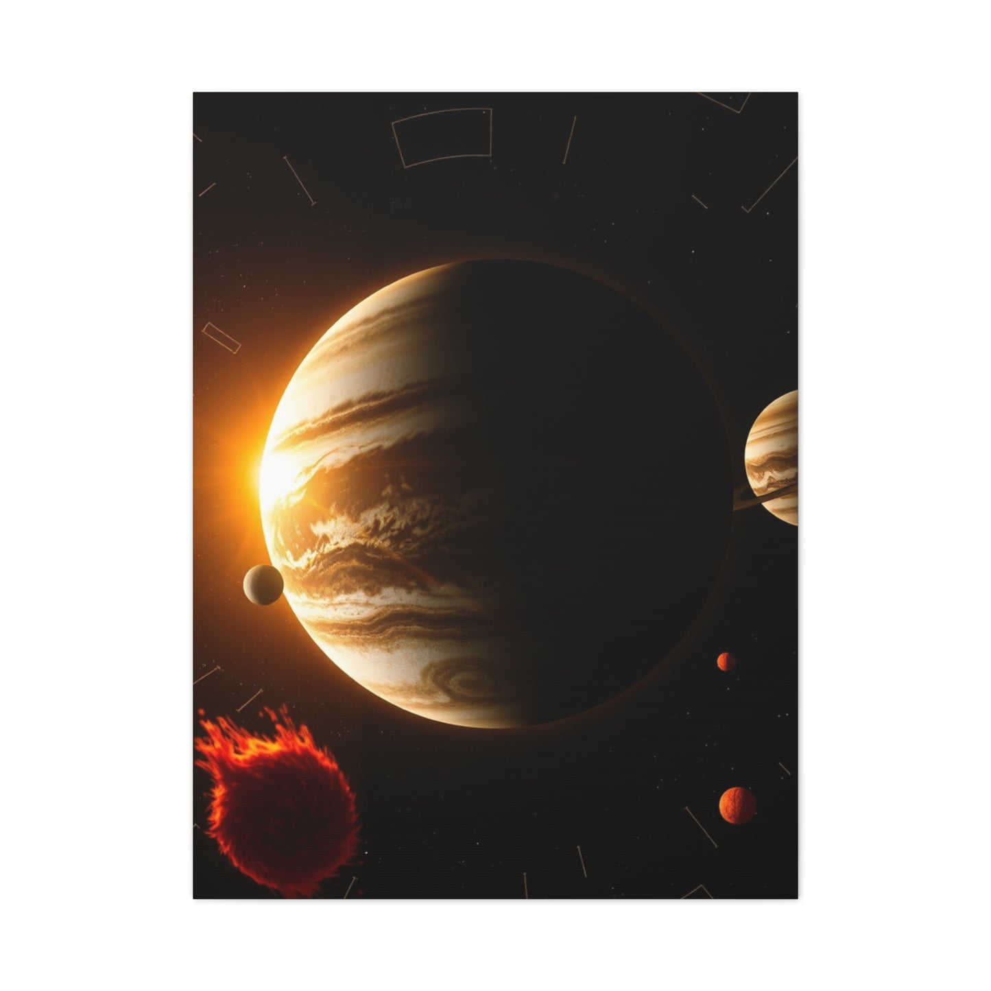 Orbital Splendor Panel Wall Art & Canvas Print
