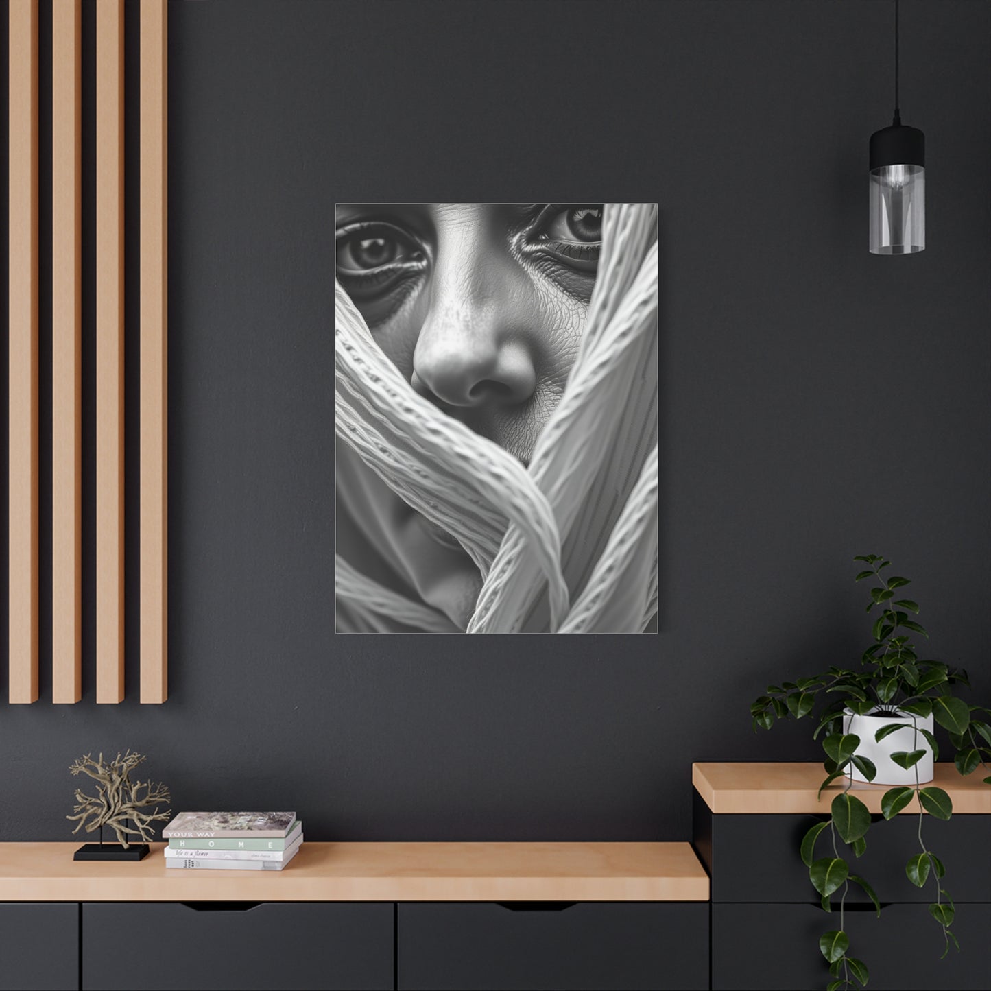 Grayscale Serenity Wall Art Wall Art & Canvas Print