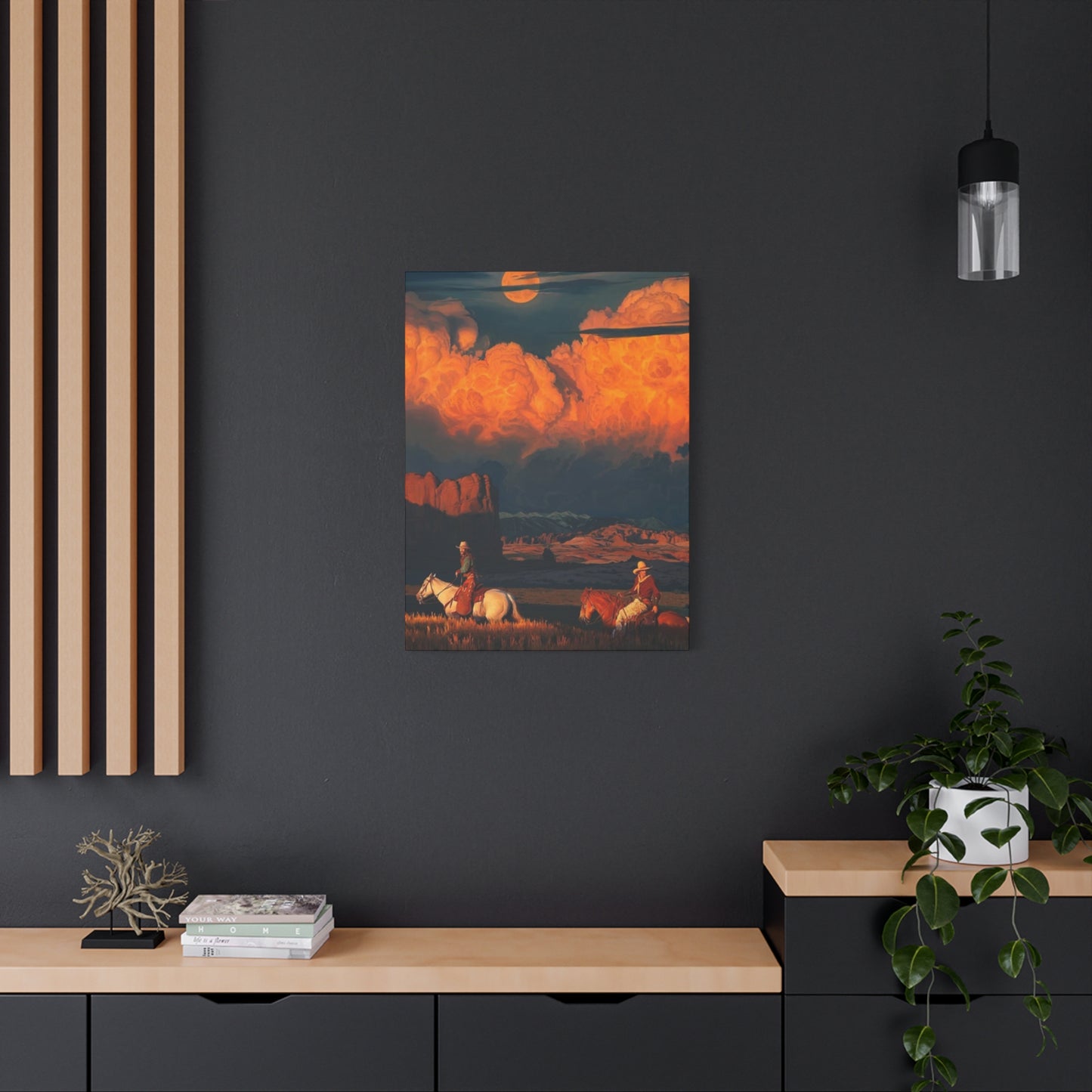 Cowboys In Grassland Wall Art & Canvas Prints