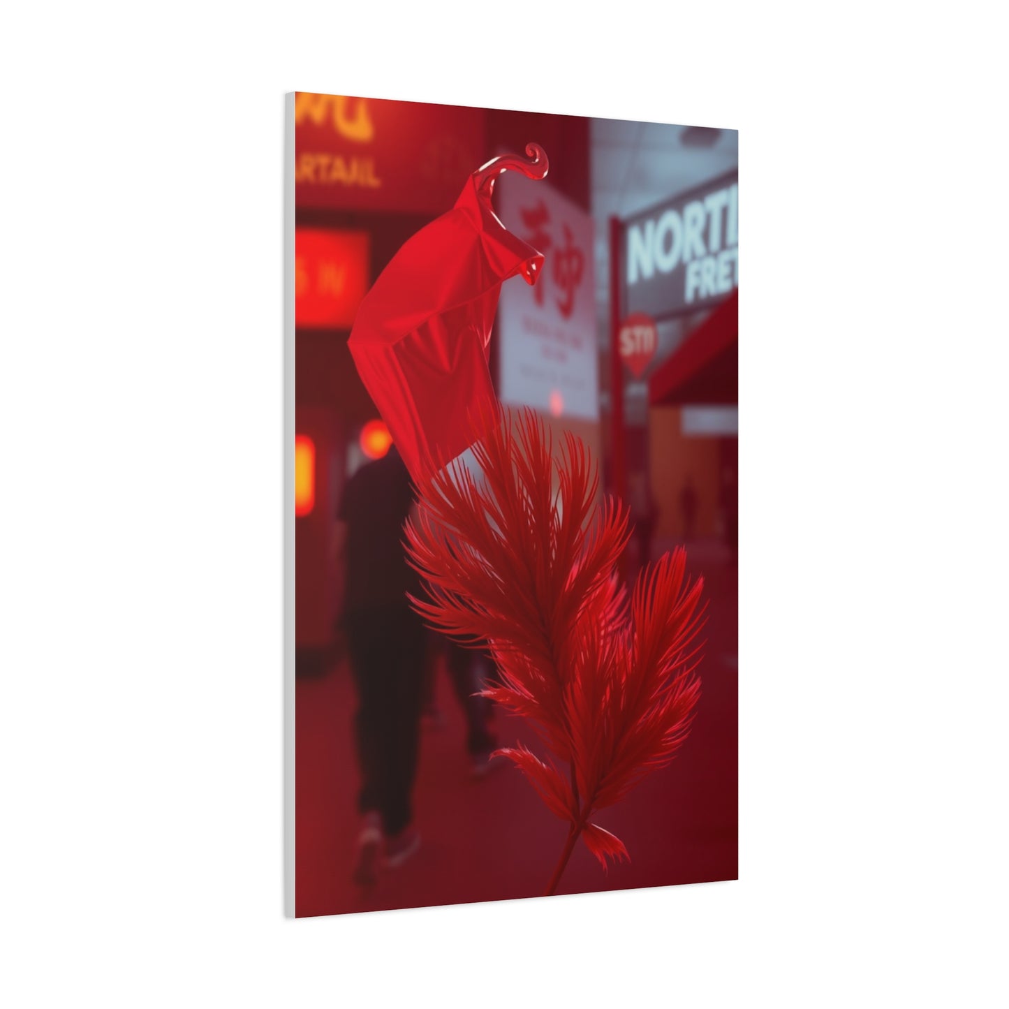 Crimson Reverie Canvas Wall Art & Canvas Print