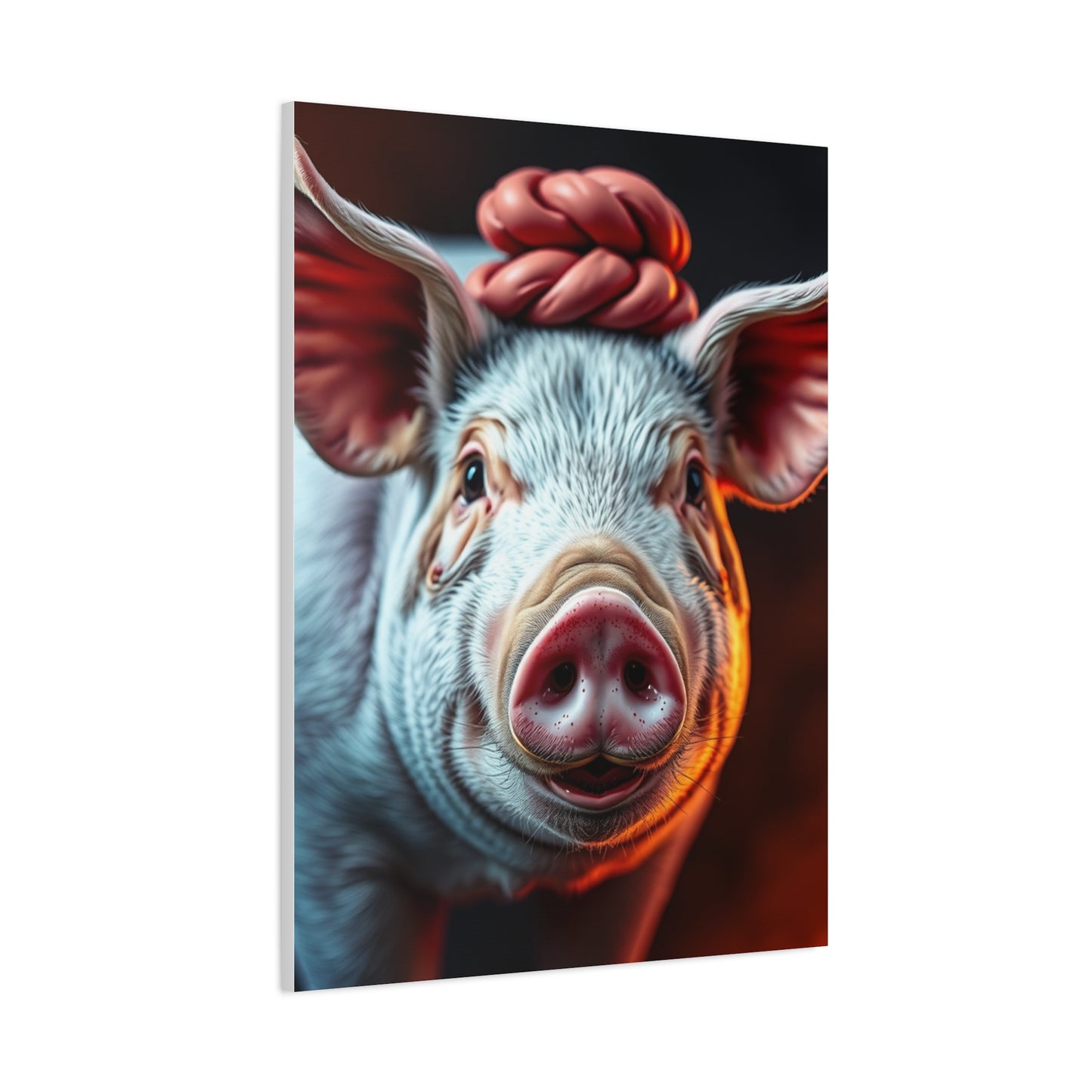 Pig Art Canvas Art 7 Wall Art & Canvas Print