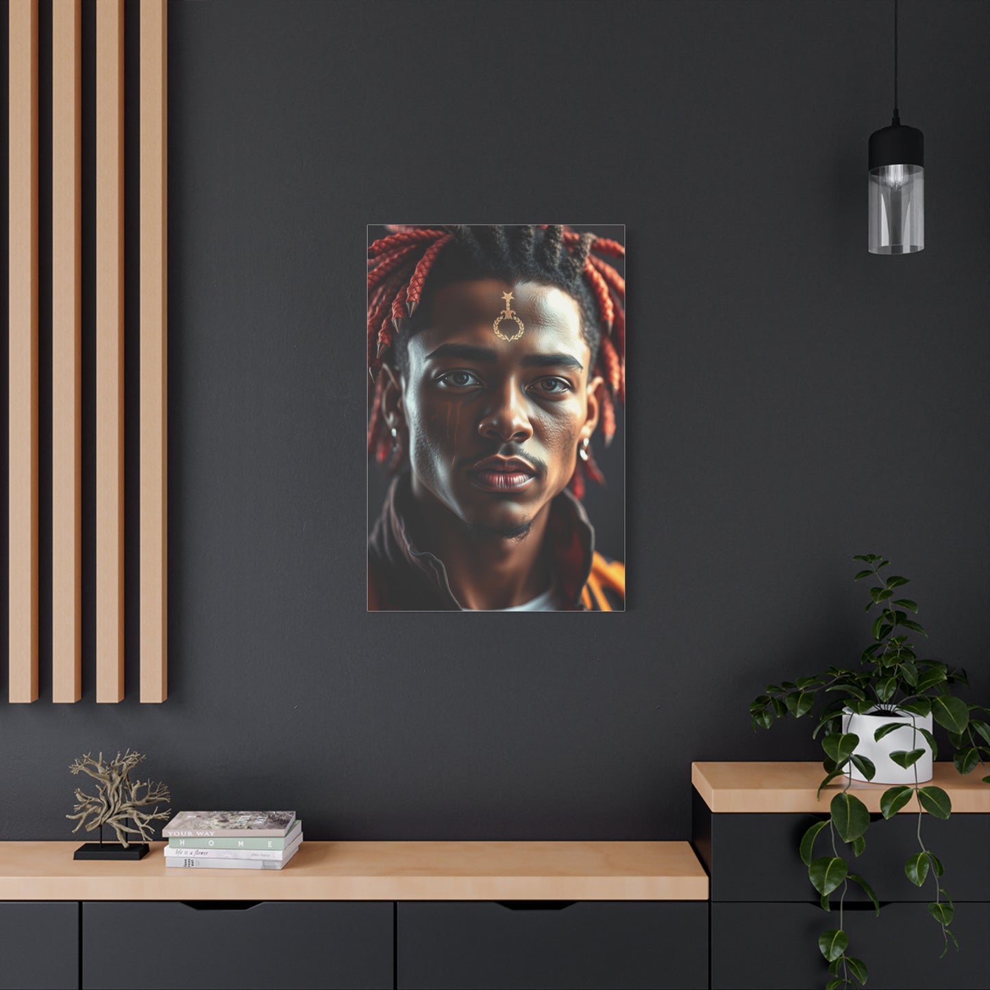 Vivid Symphony Portraiture Wall Art & Canvas Print