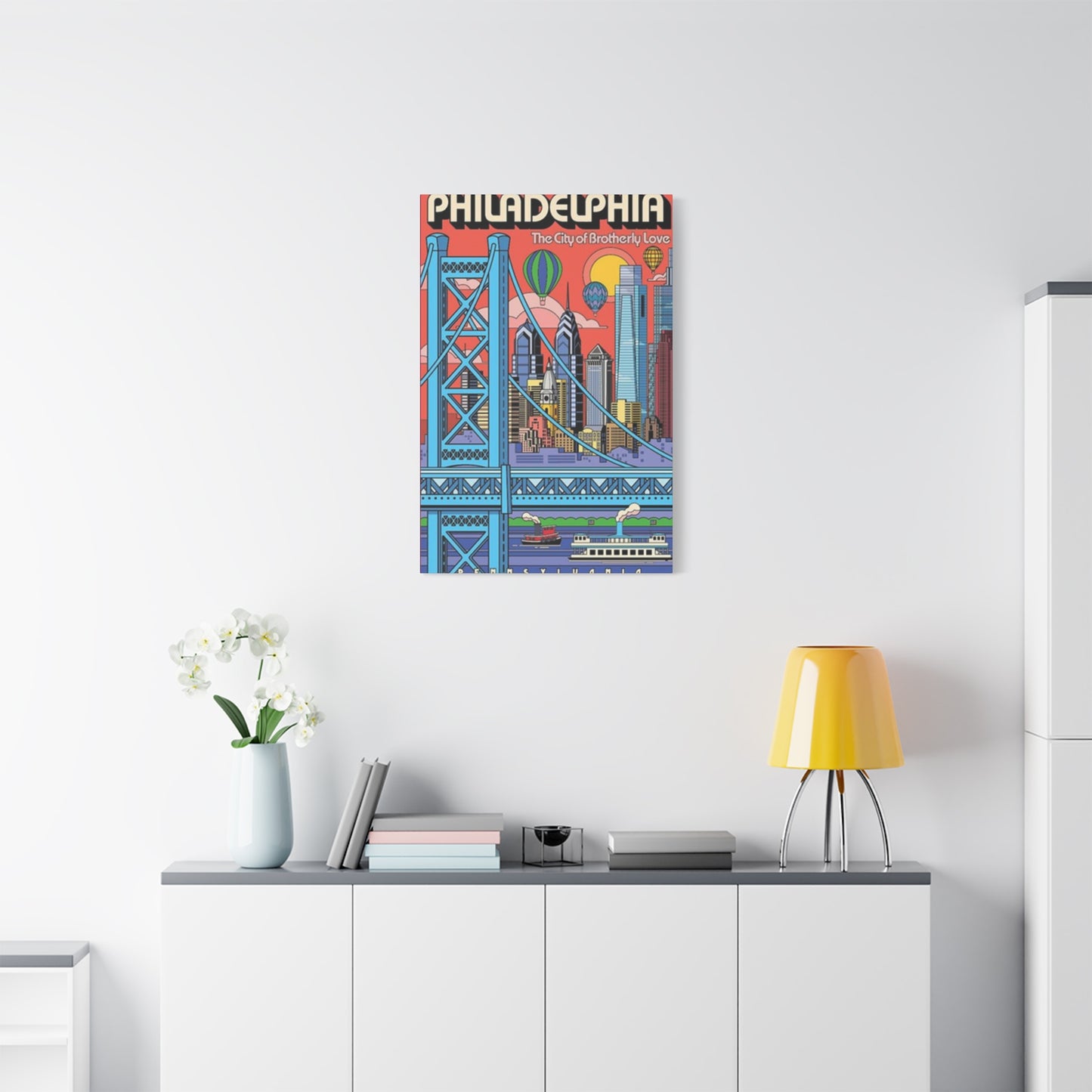The City Of Brotherly Love Poster Wall Art & Canvas Prints