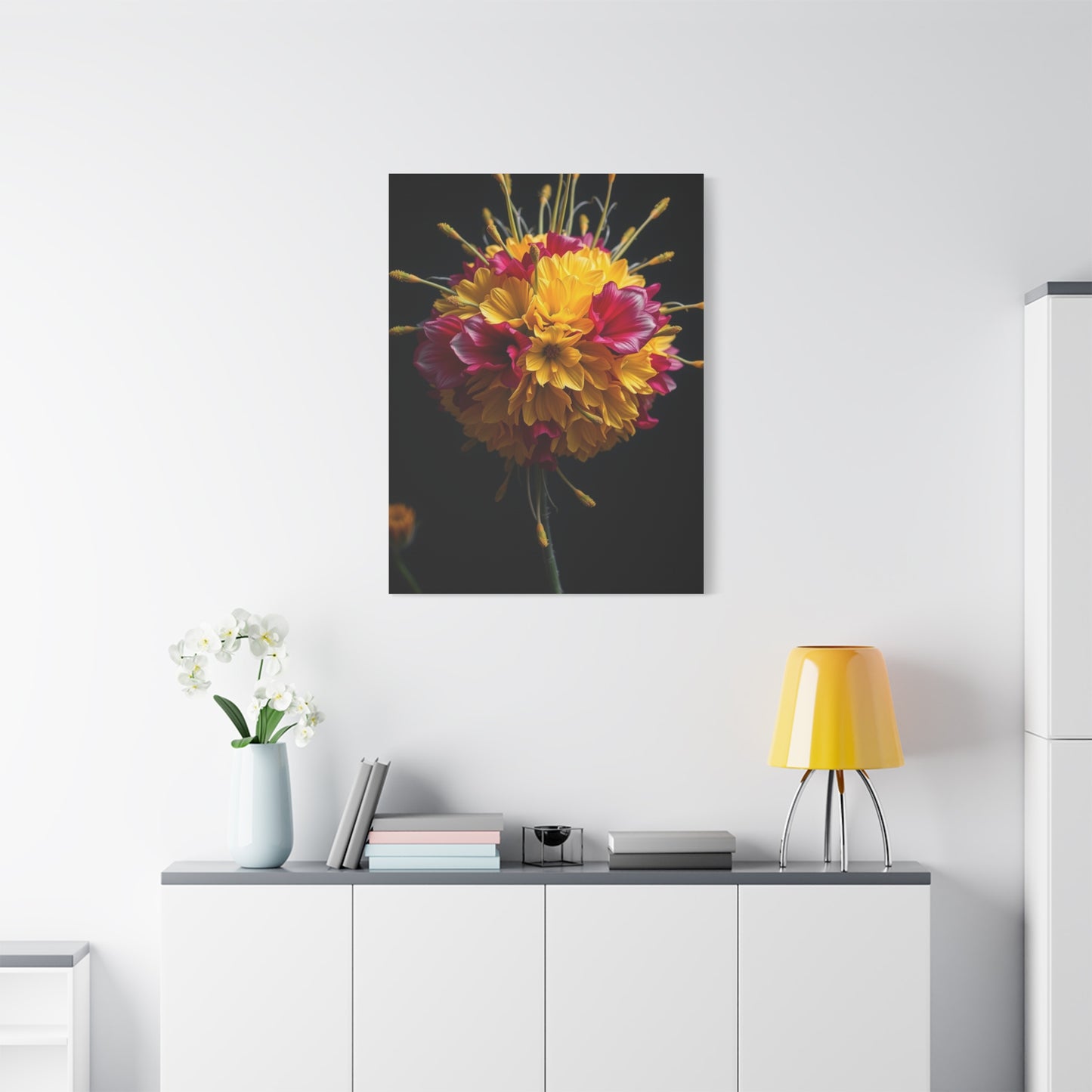 Floral Majesty Portrait Wall Art & Canvas Print