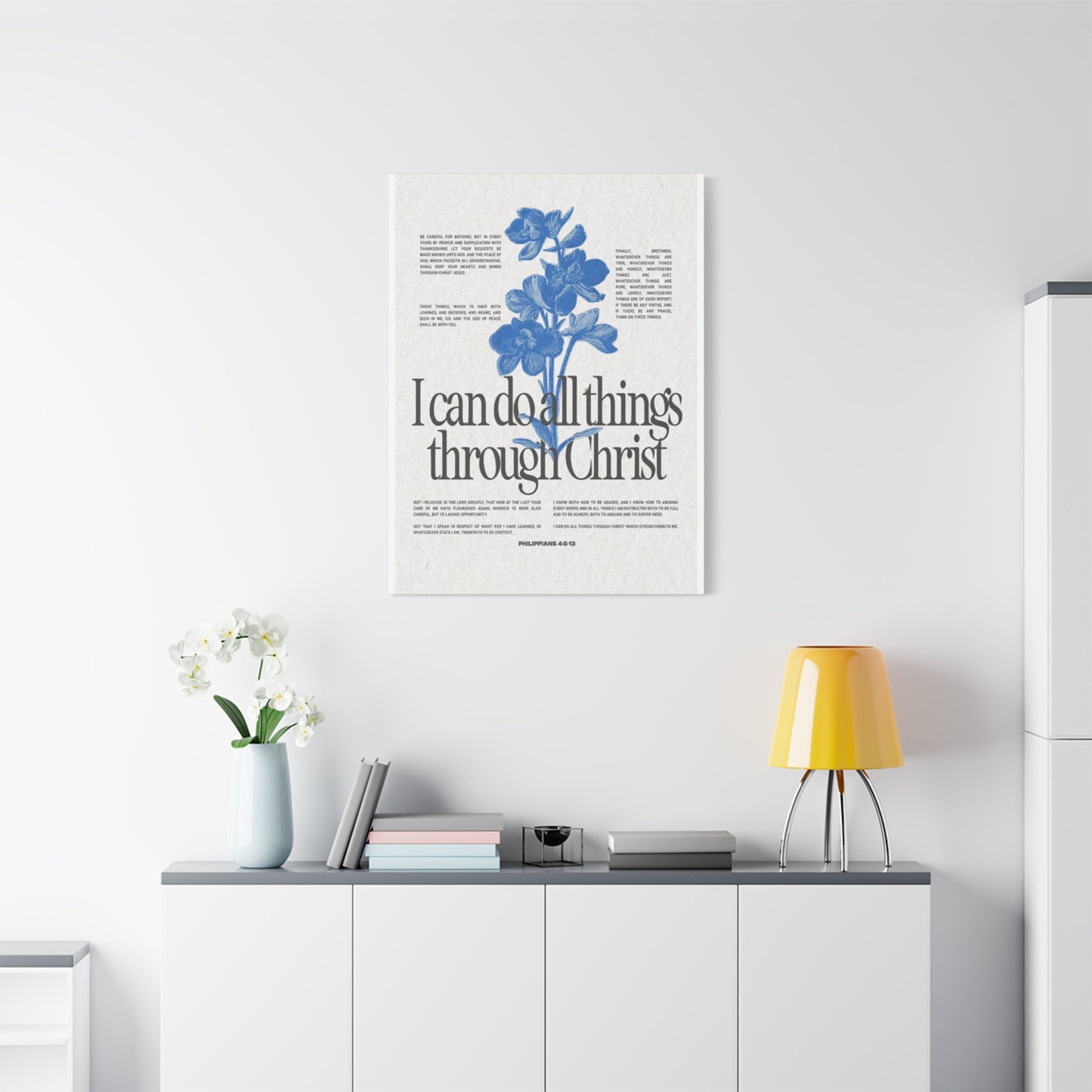 Christ Quote Poster Wall Art & Canvas Prints