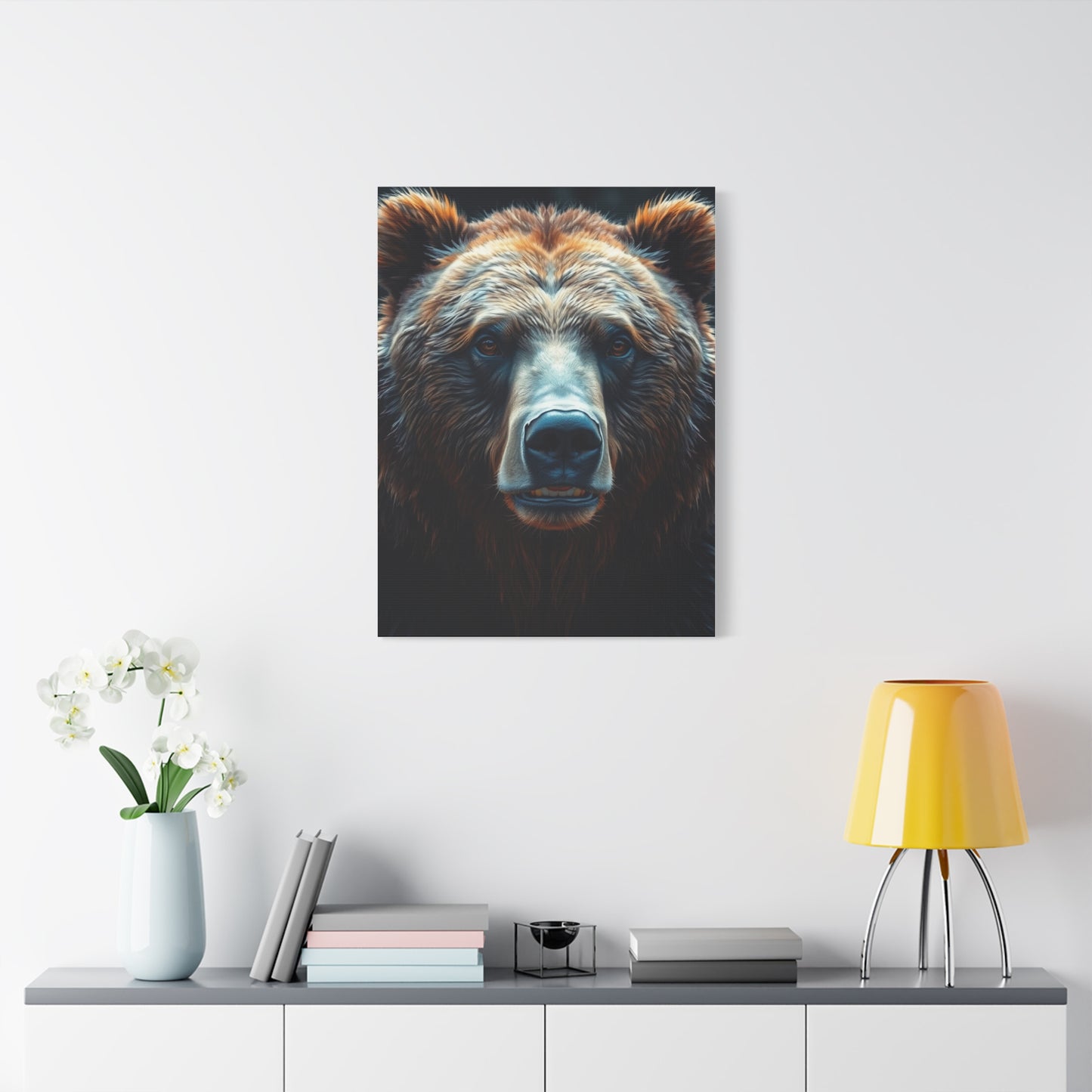 Aristocratic Bear Portraiture Wall Art & Canvas Print