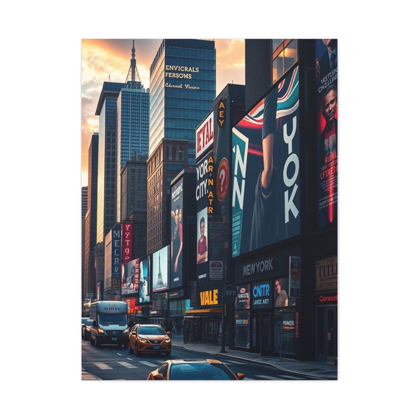 SoHo Chic Panorama Wall Art & Canvas Print
