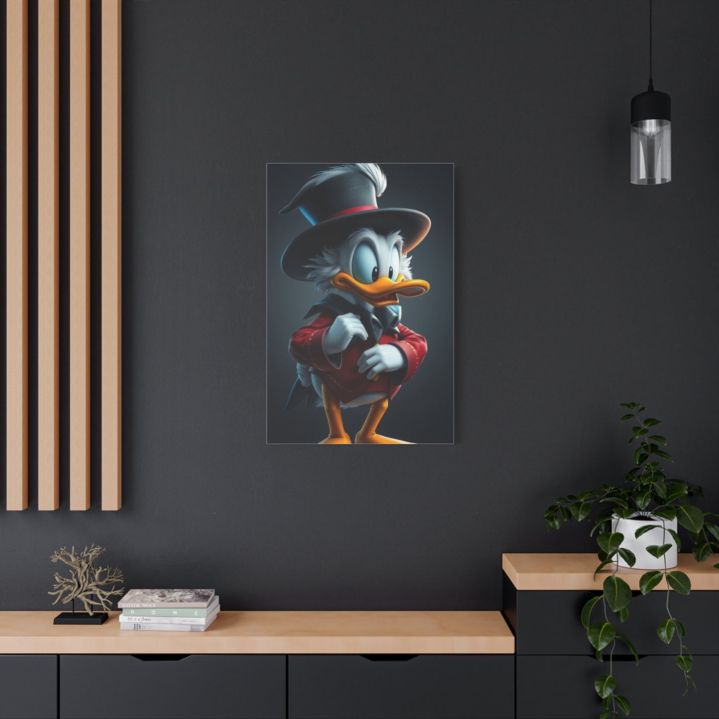 Grandiose Feathered Elegance Wall Art & Canvas Print