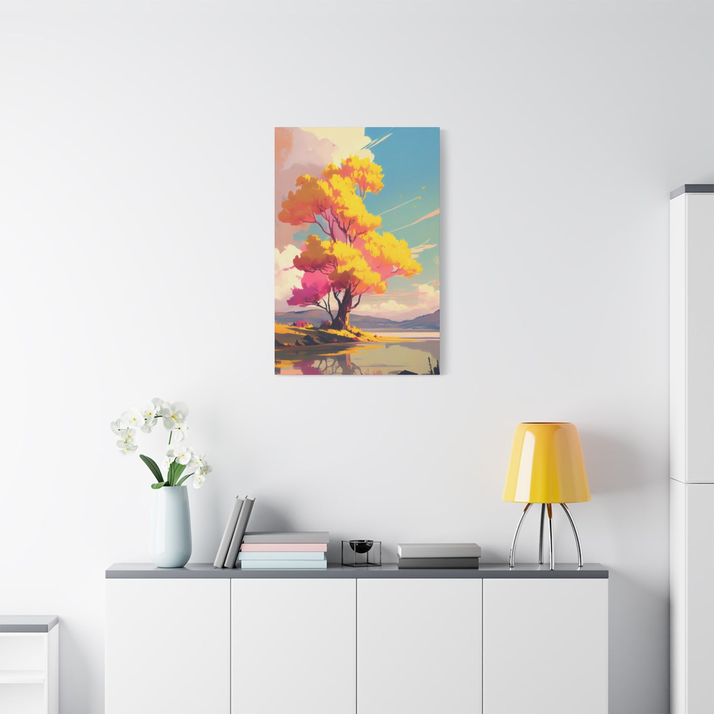 Yellow Lush Tree Wall Art & Canvas Prints