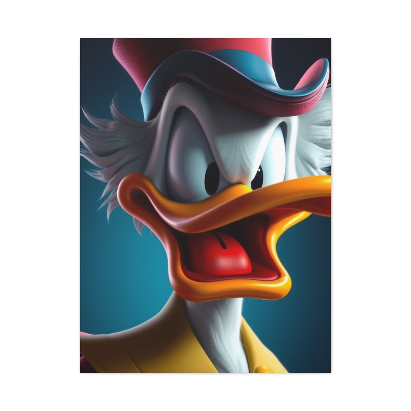 Dagobert Scrooge McDuck Art Premium Canvas 20 Wall Art & Canvas Print