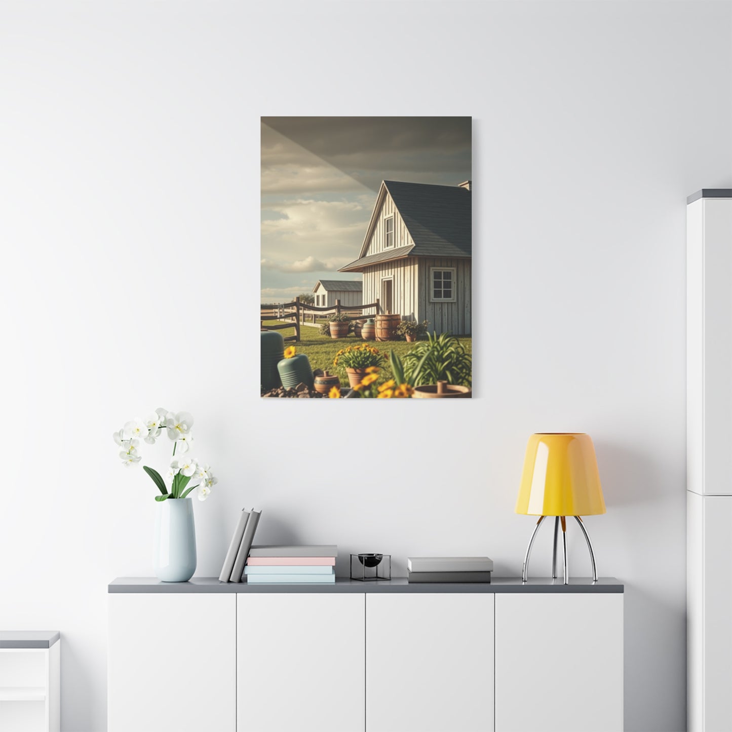 Tranquil Fields Luxe Canvas Wall Art & Canvas Print