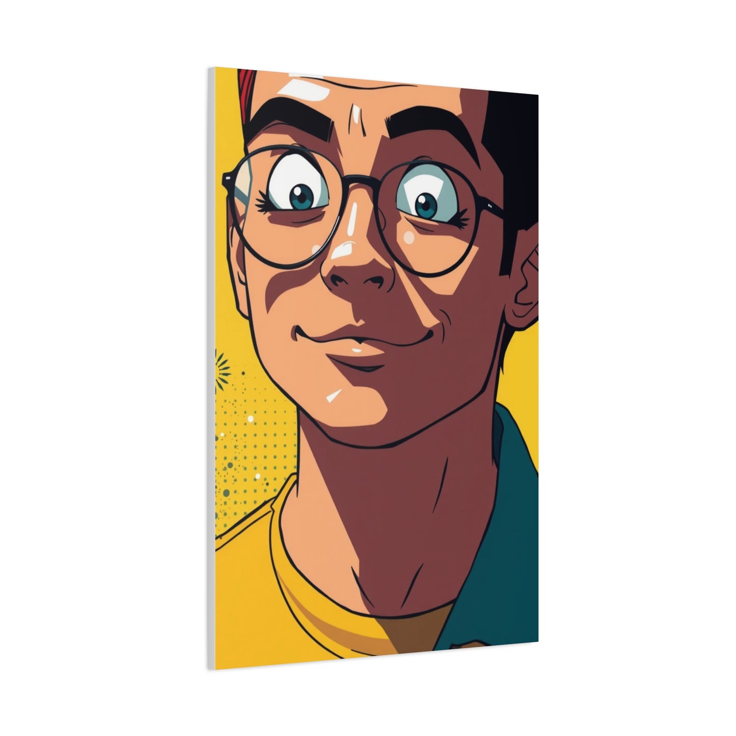 Lustrous Cartoon Vision Wall Art & Canvas Print