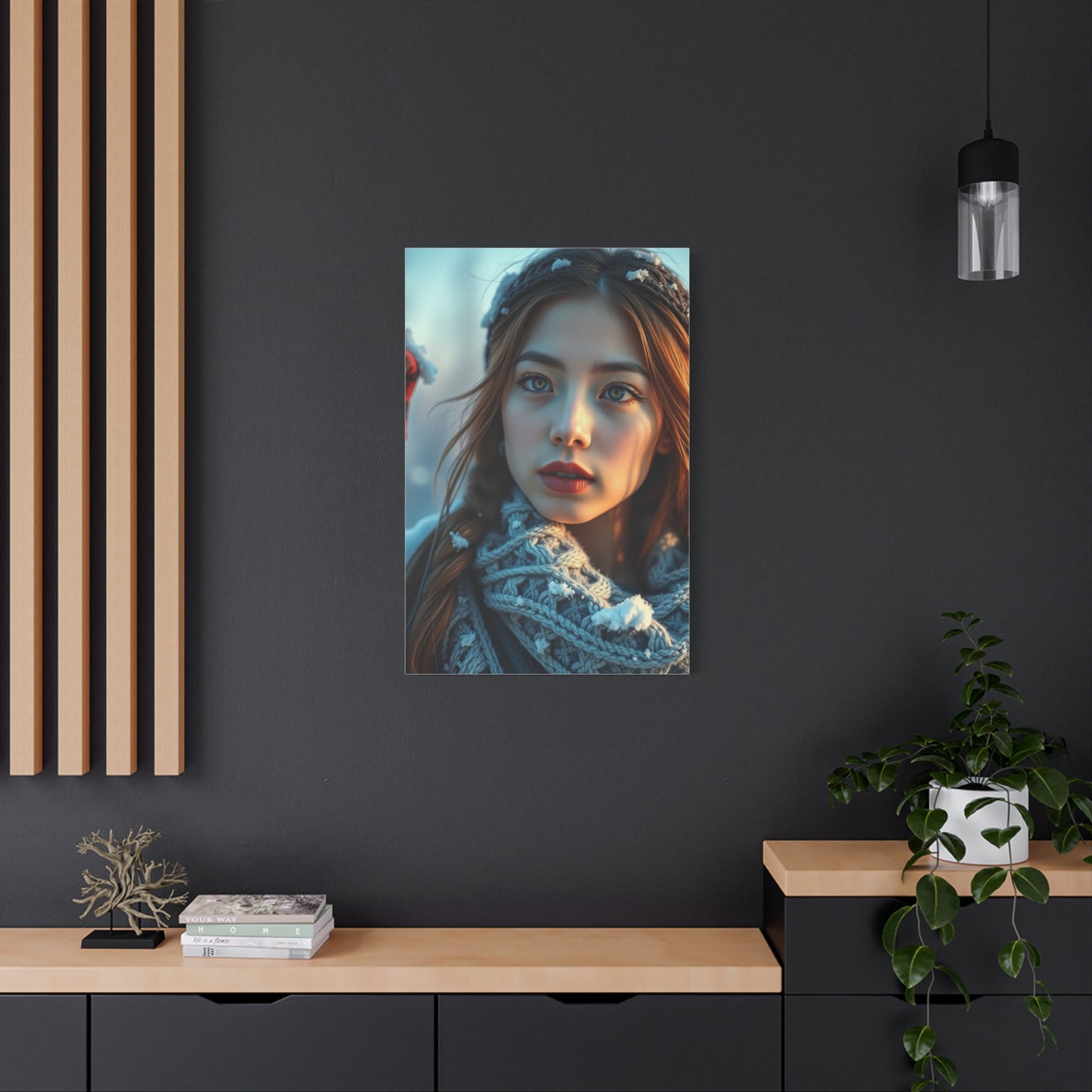 Silent Snowfall Elegance Wall Art & Canvas Print