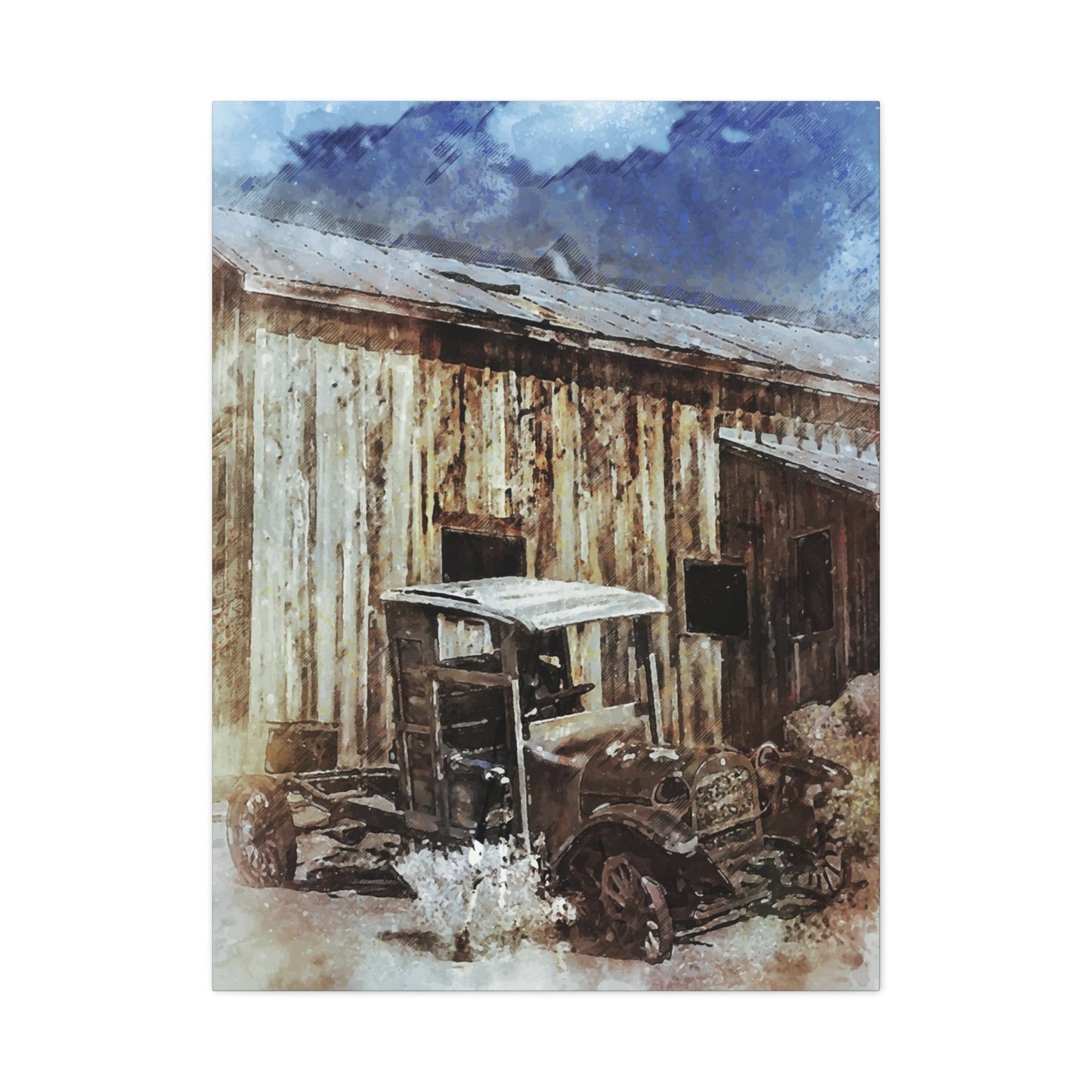 Vintage Car Wall Art & Canvas Prints