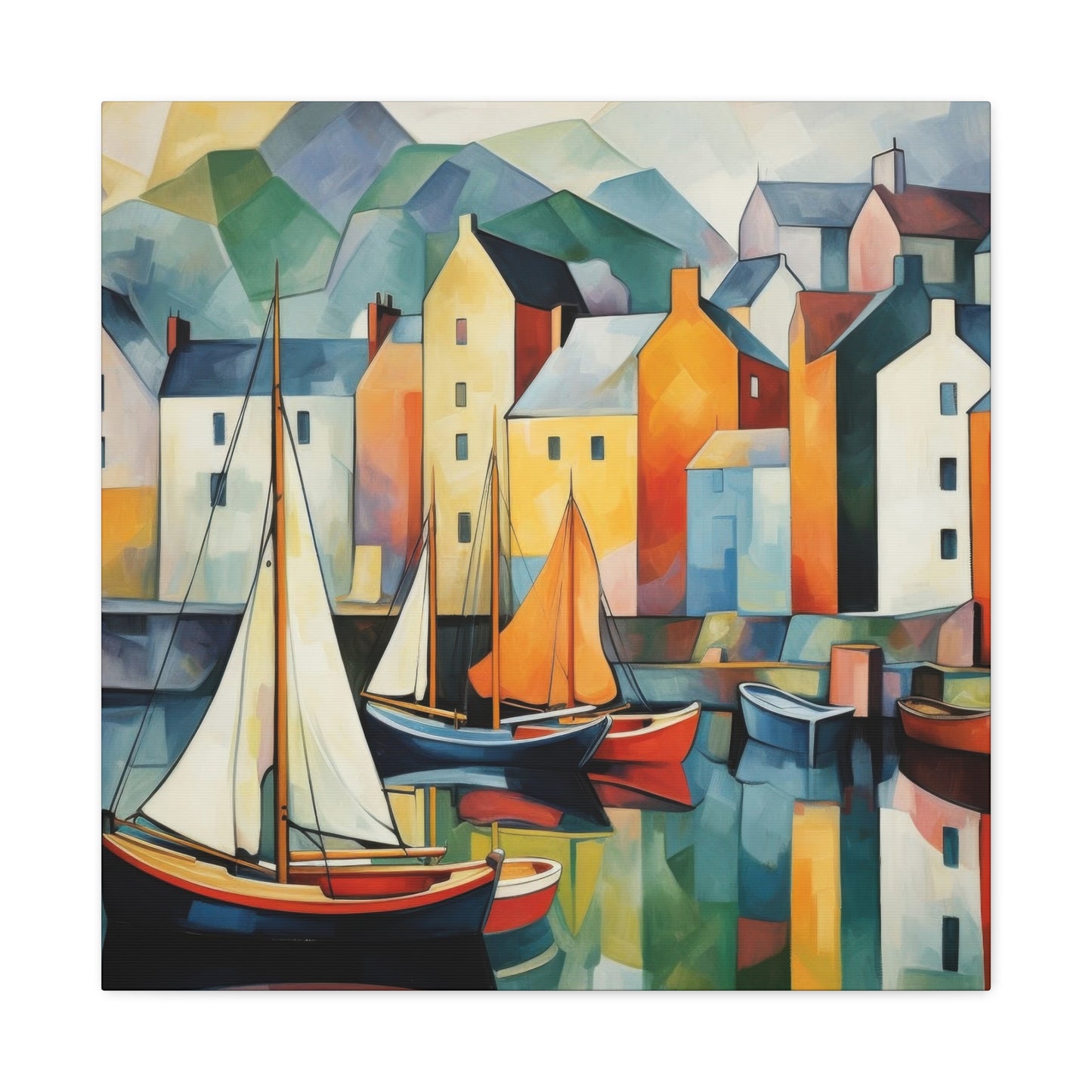 Coastal Cubism Wall Art & Canvas Prints