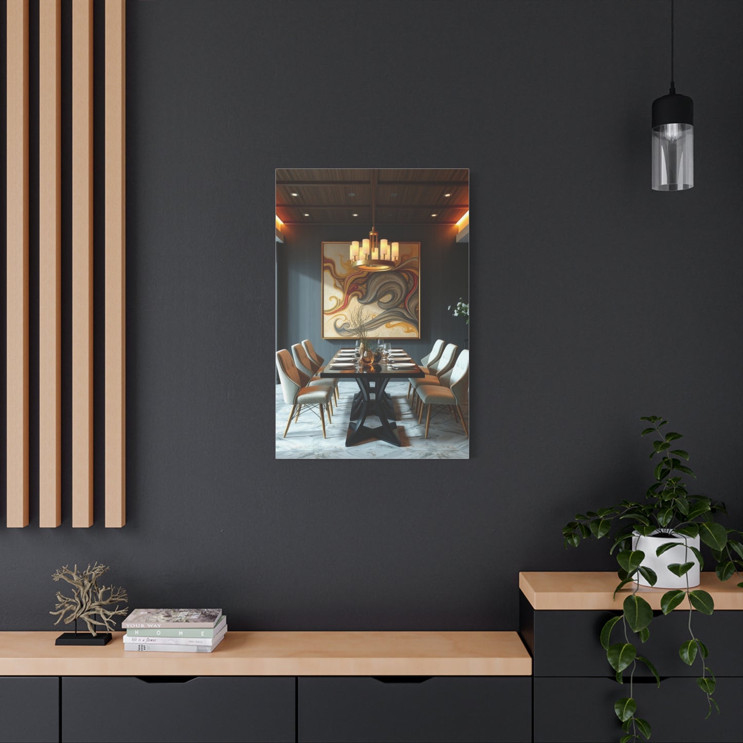 Refined Banquet Canvas Wall Art & Canvas Print