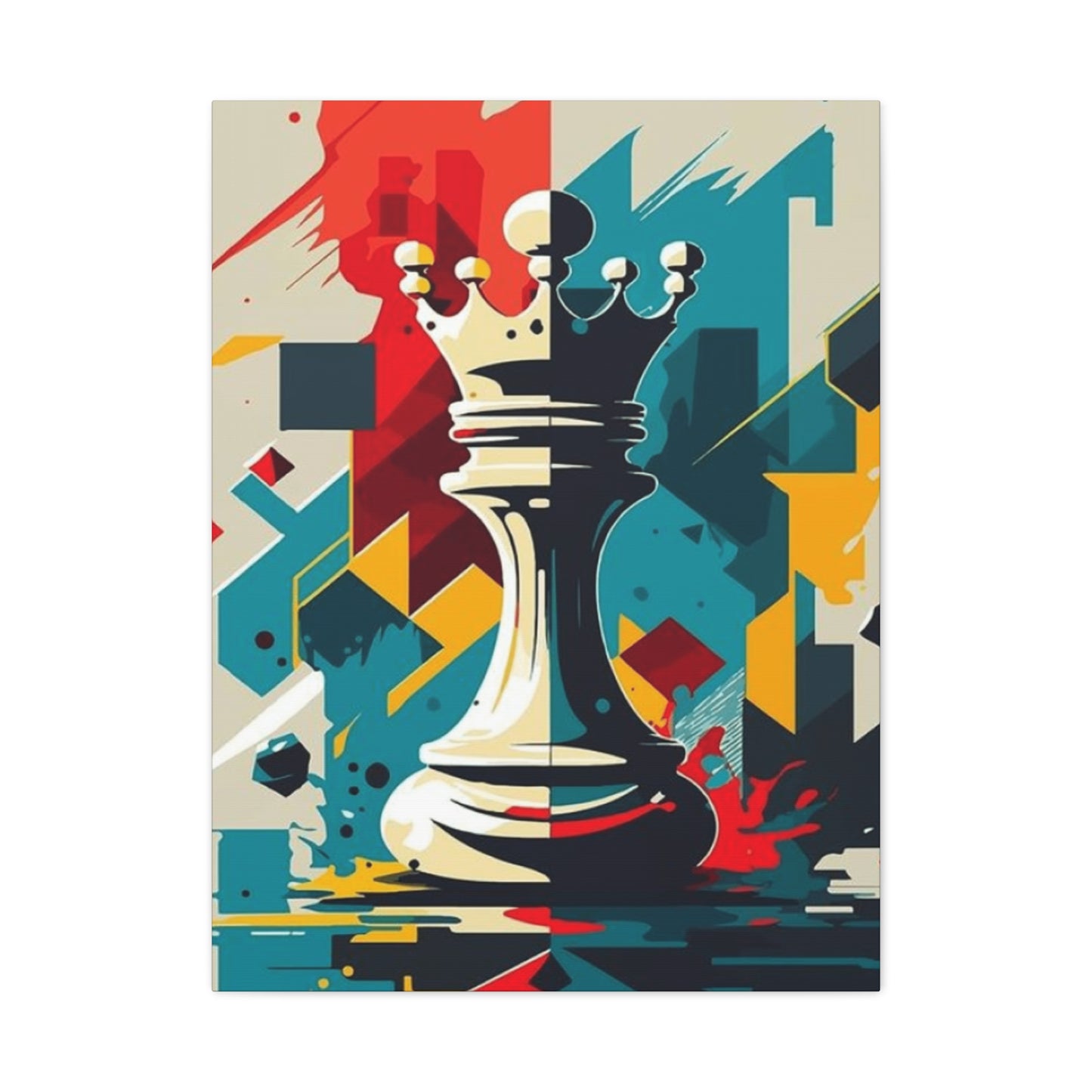 Abstract Chess Piece Wall Art & Canvas Prints