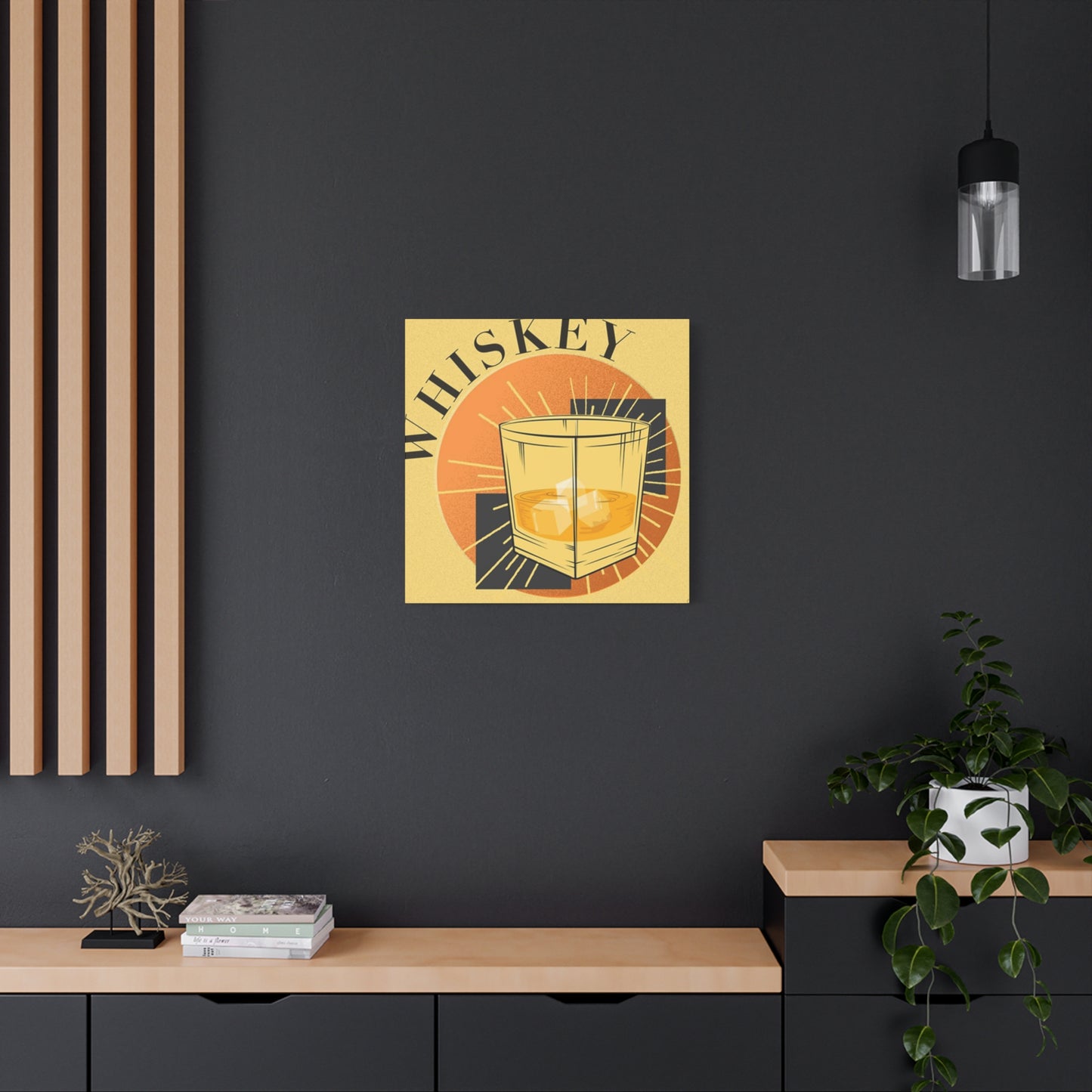 Whiskey Abstract Drinks Wall Art & Canvas Prints