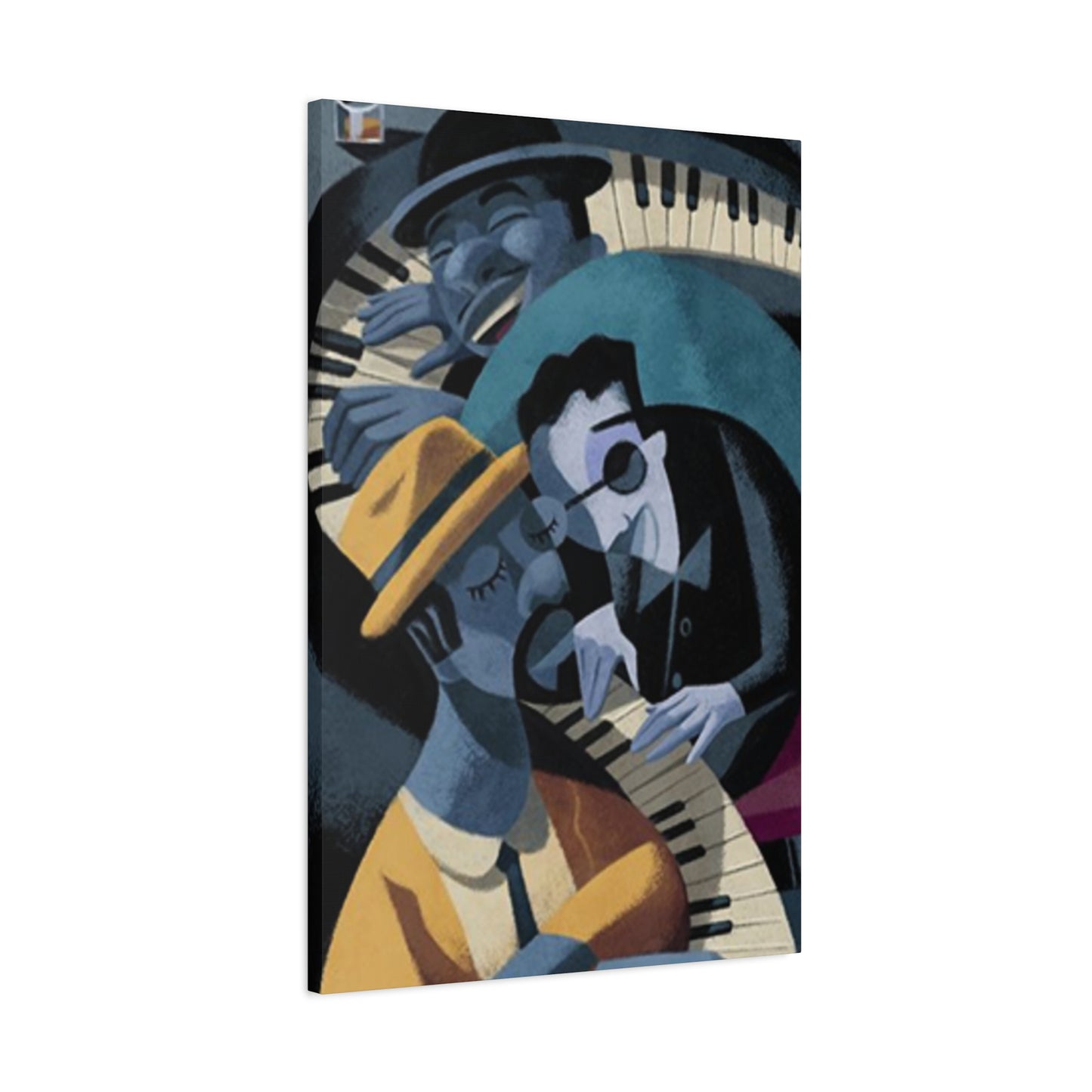 Cartoon Piano Artists Wall Art & Canvas Prints