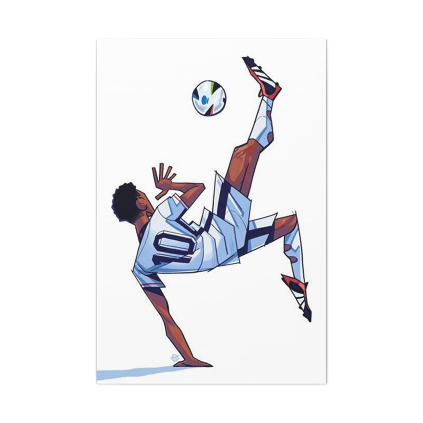 Animated Football Player Wall Art & Canvas Prints