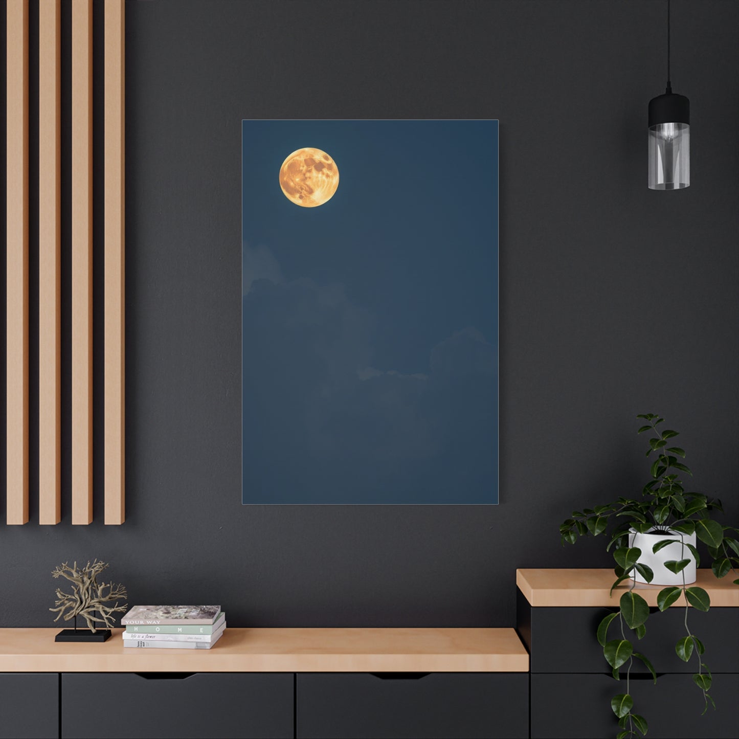 Supreme Full Moon Art Beautiful Collection Wall Art & Canvas Print