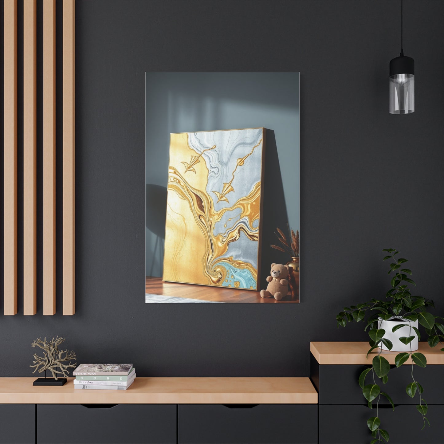 Vision Gold & Silver Canvas Art Art Wall Art & Canvas Print