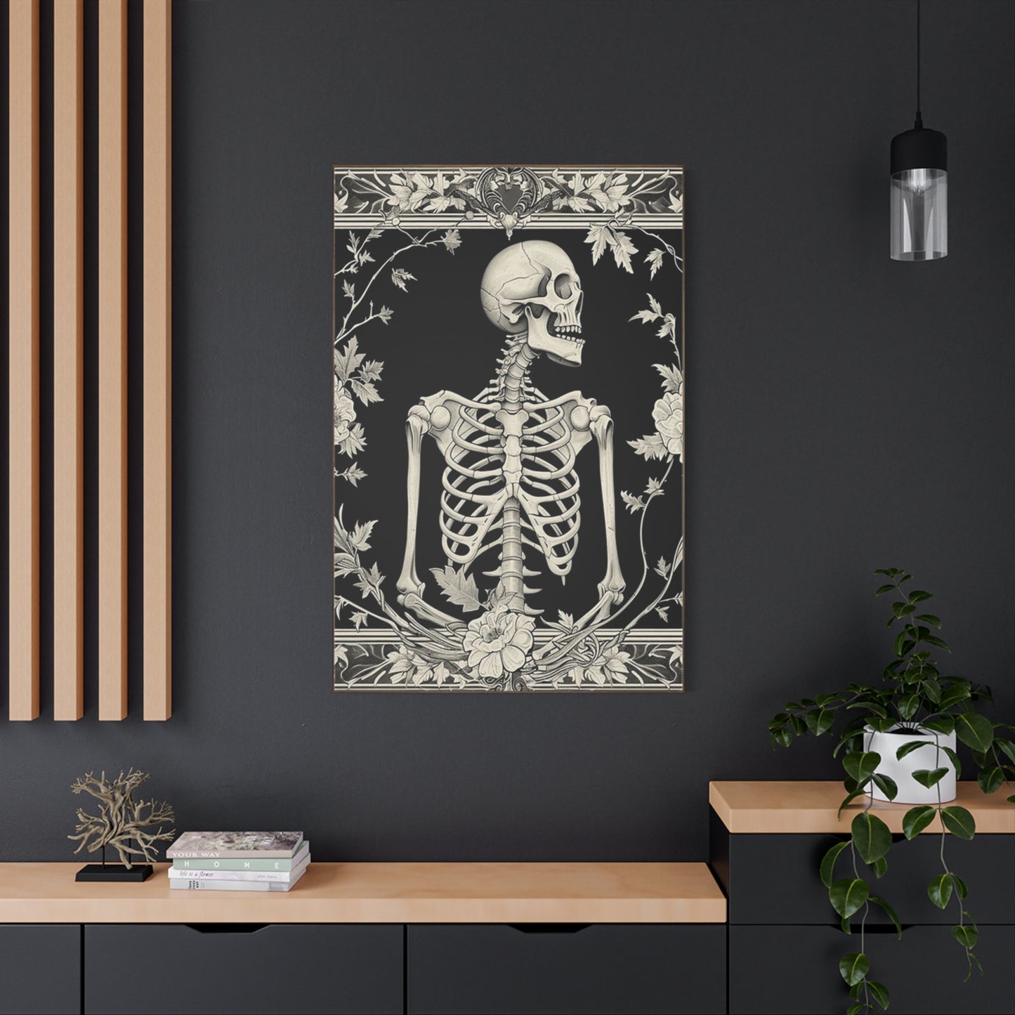 White Skeleton Poster Wall Art & Canvas Prints
