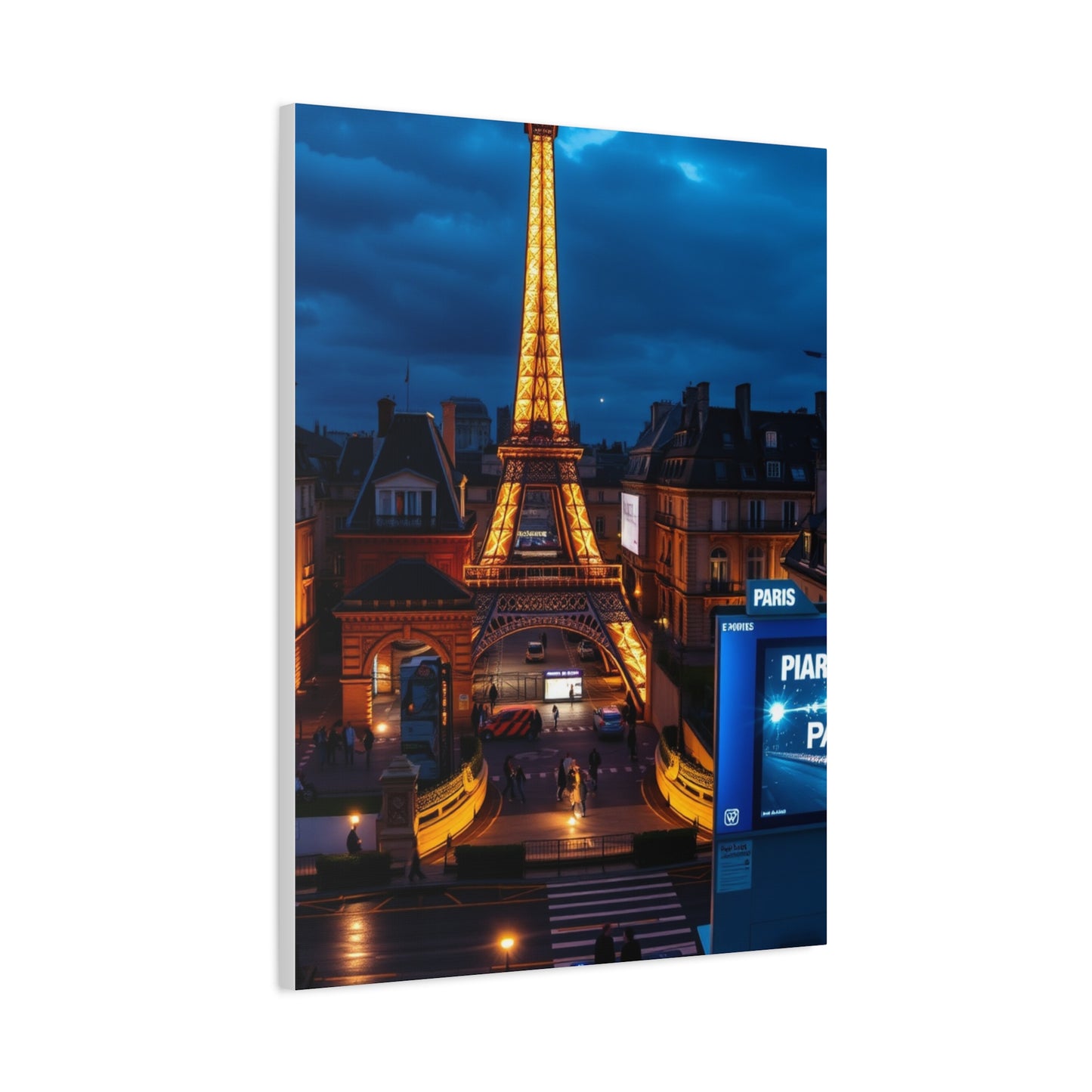 Glamorous Parisian Dreamscape Wall Art & Canvas Print