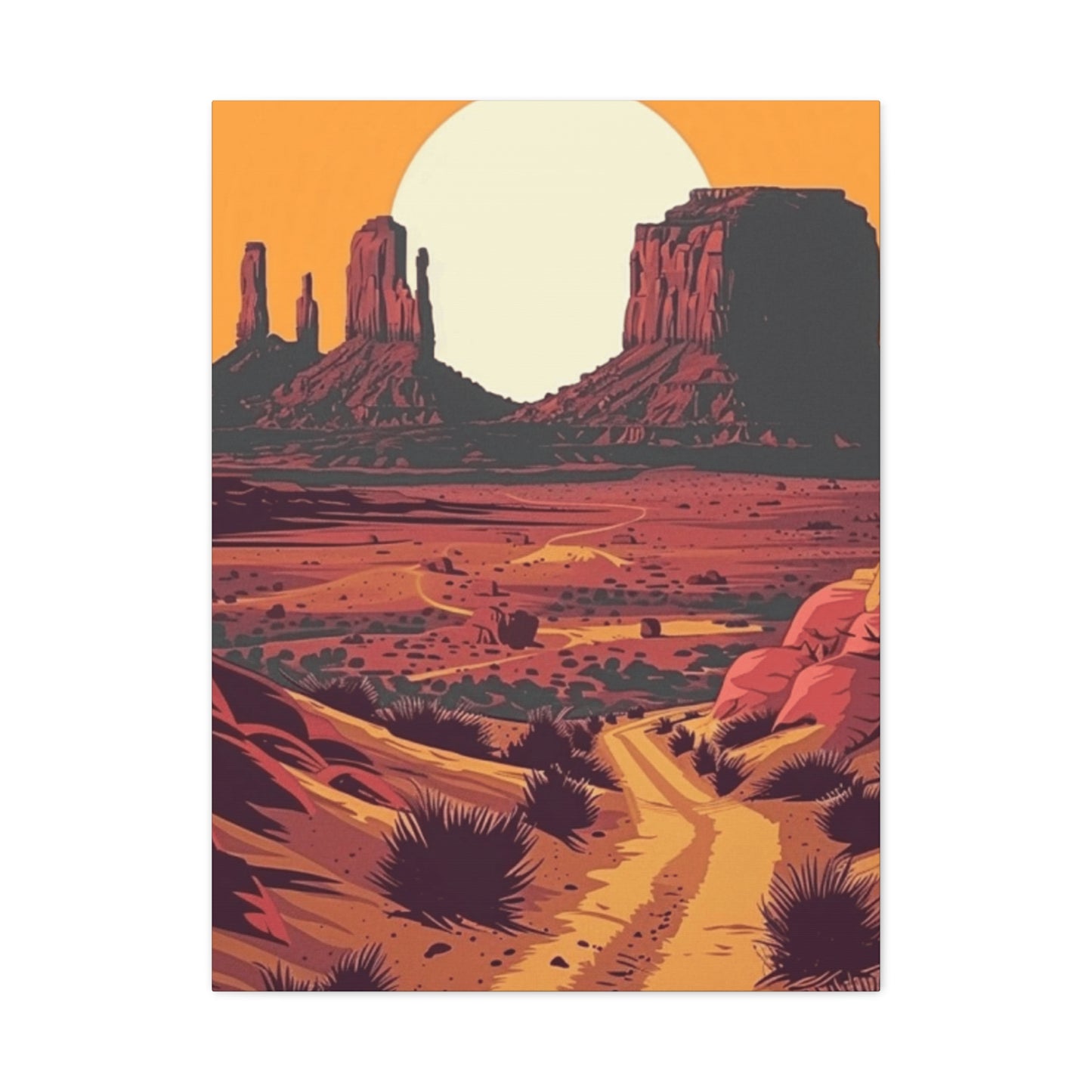 Arizona Desert Sunset Wall Art & Canvas Prints