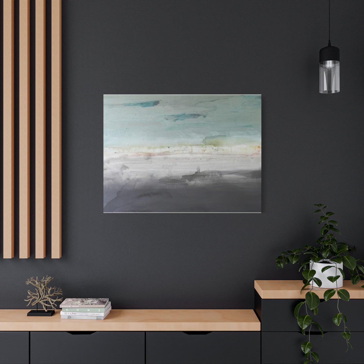 Kent Youngstrom Grays Blues And Some Yellows Wall Art & Canvas Prints