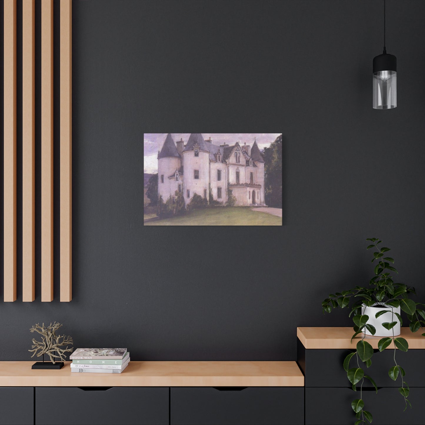 John William A Scottish Baronial House Wall Art & Canvas Prints