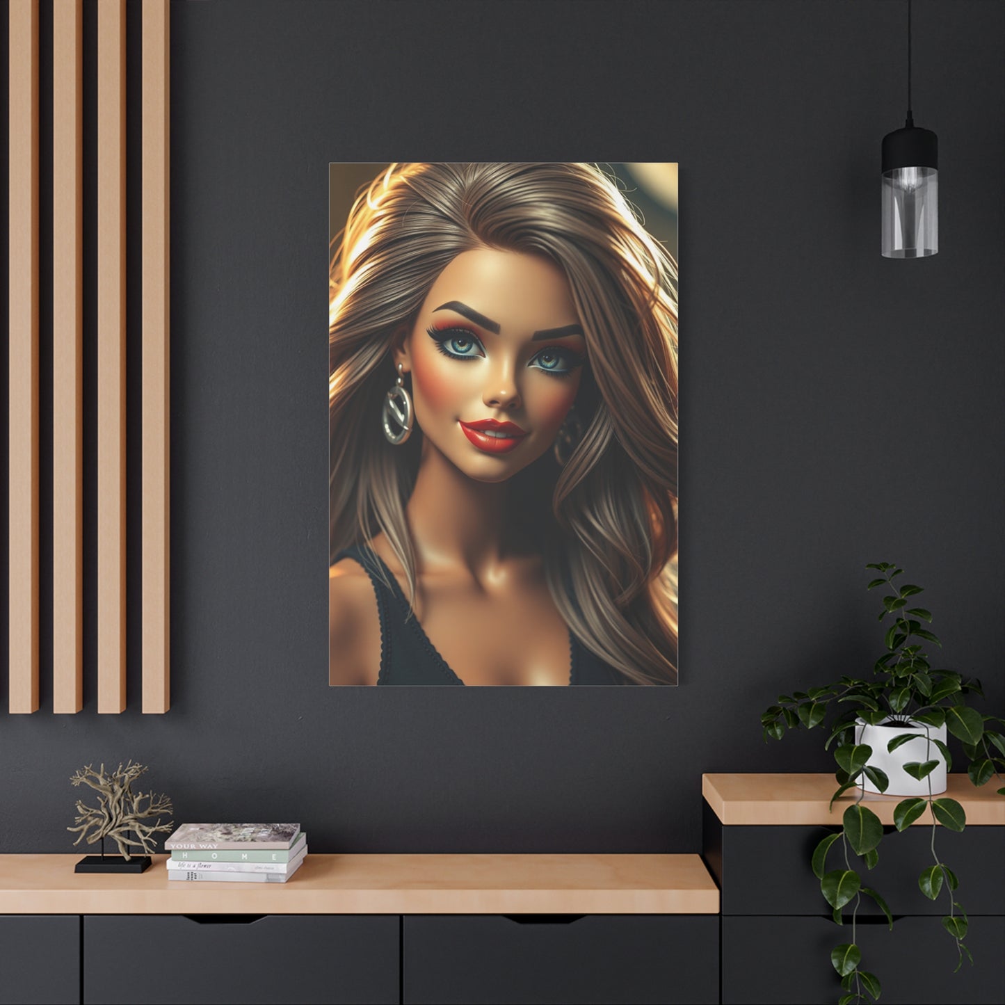 Barbiecore Art Luxury Canvas Wall Art & Canvas Print