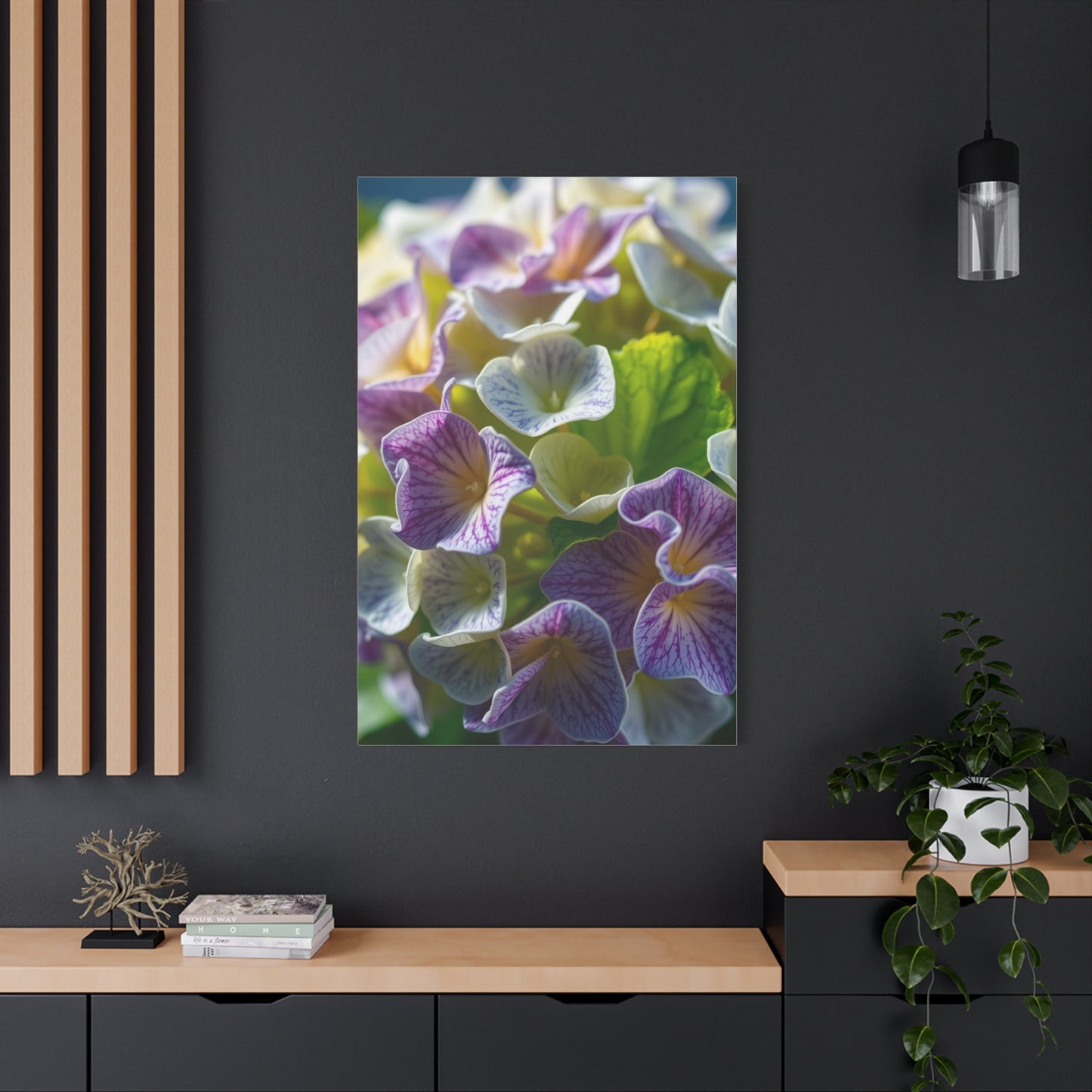 Hydrangea Flower Art Supreme Canvas Wall Art & Canvas Print