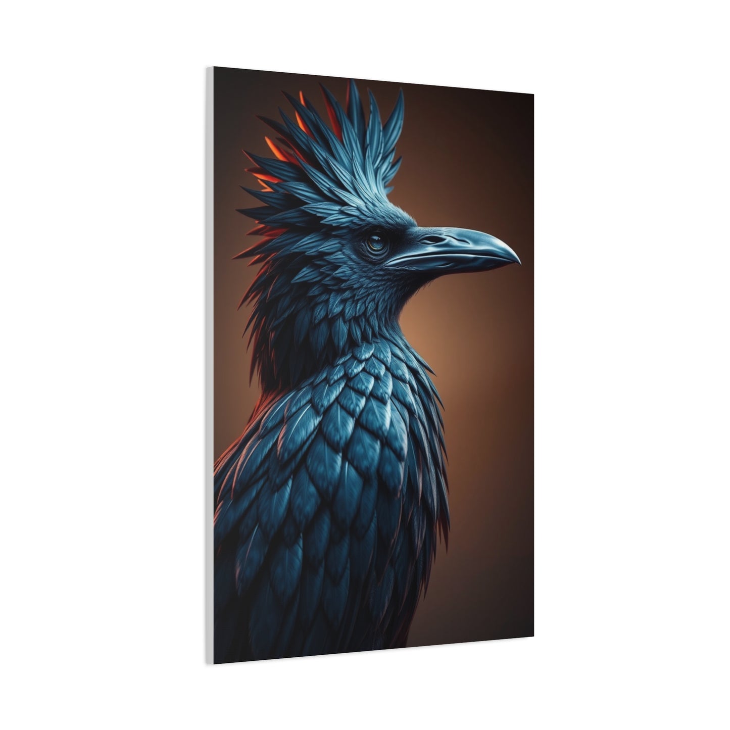 Midnight Plumage Tableau wall art & canvas print