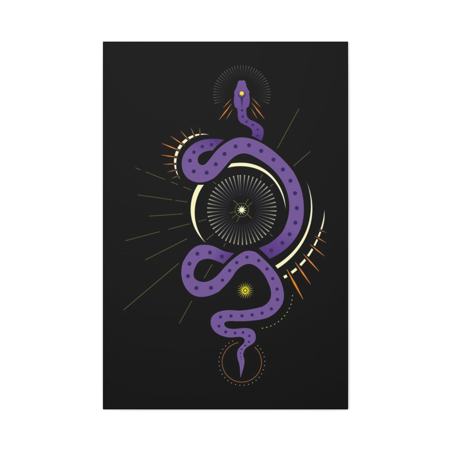 Purple Snake Poster Wall Art & Canvas Prints