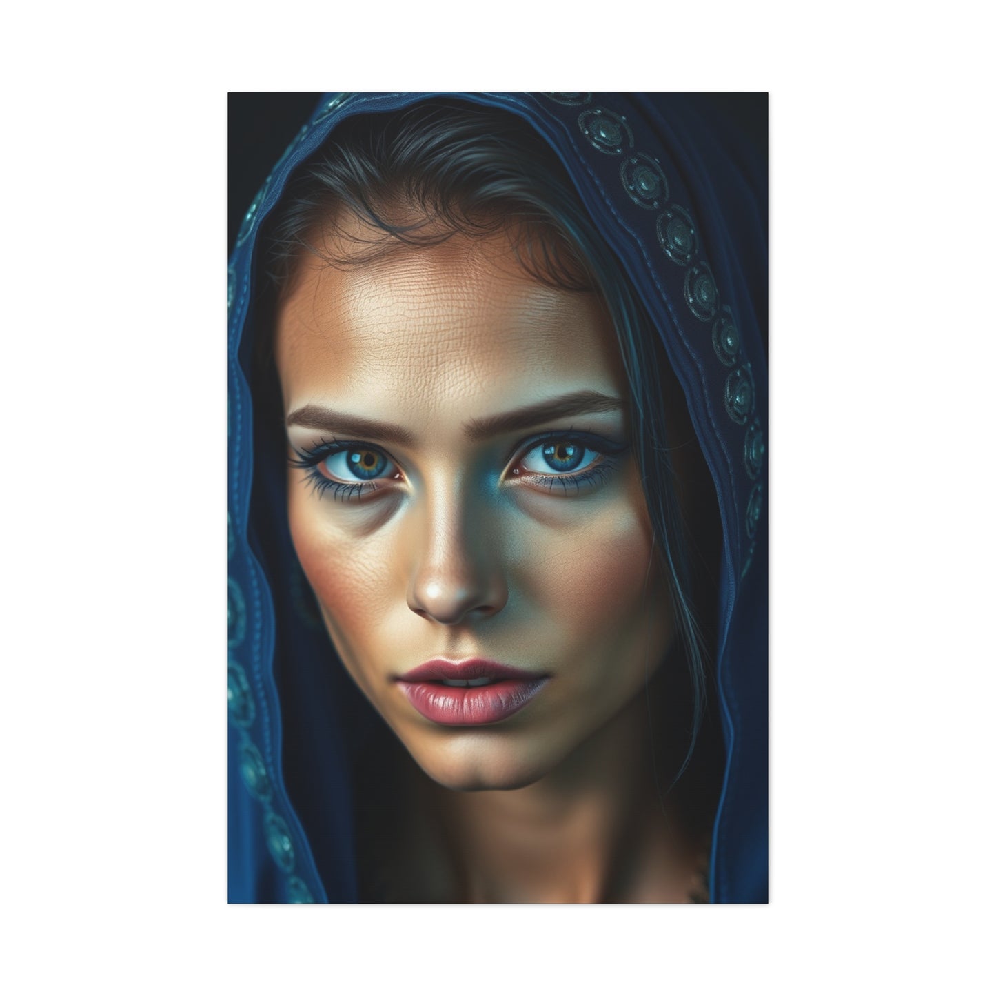 Cerulean Harmony Canvas Wall Art & Canvas Print