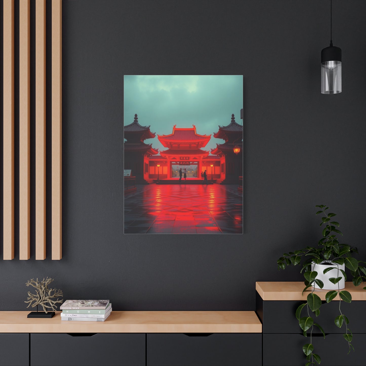 Scarlet Reverie Art Wall Art & Canvas Print