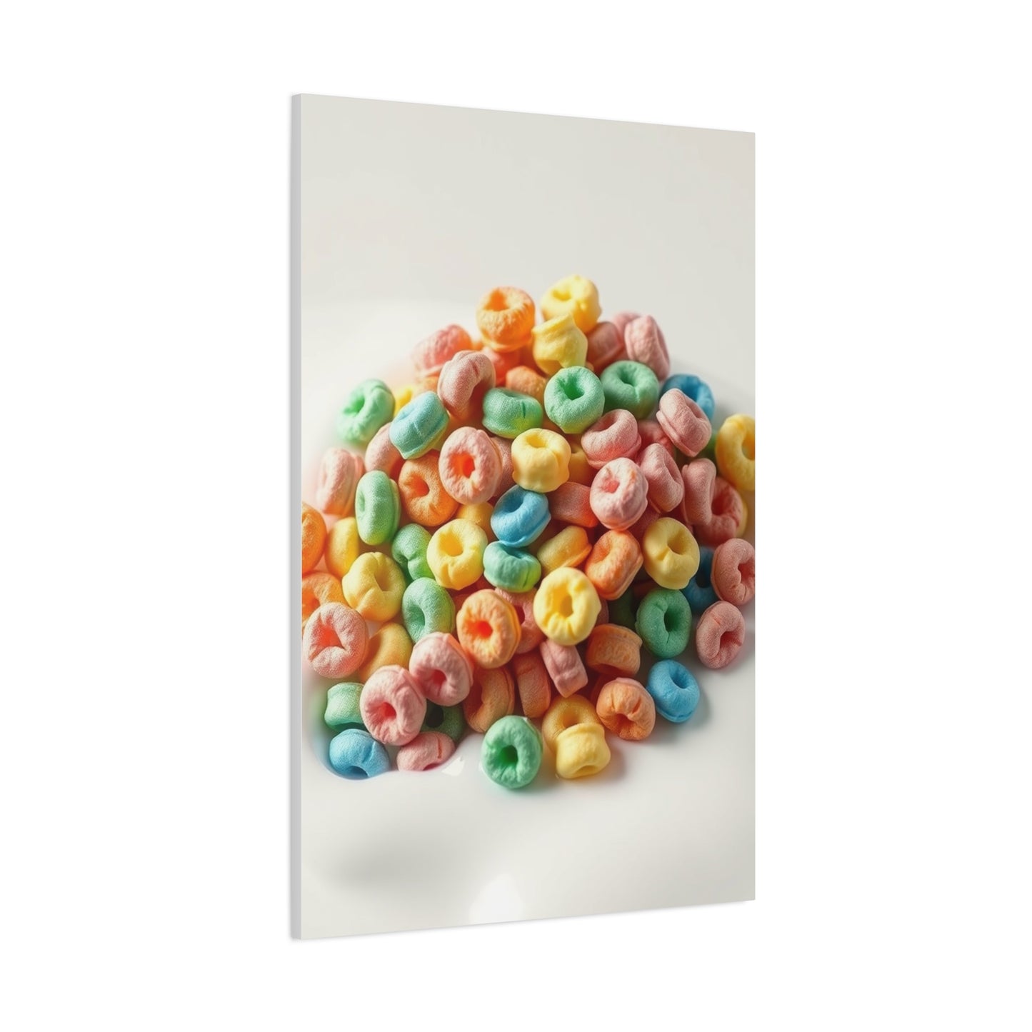 Kaleidoscope in Cream Canvas Wall Art & Canvas Print