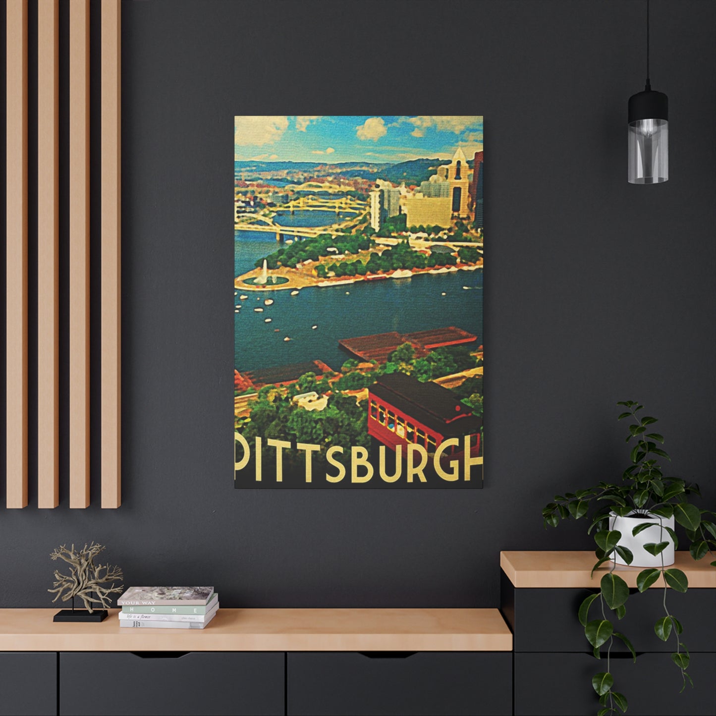 Pittsburgh City View Poster Wall Art & Canvas Prints