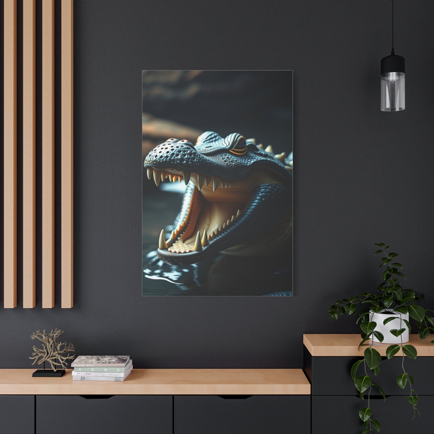 Supreme Crocodile & Alligator Art Collection Wall Art & Canvas Print
