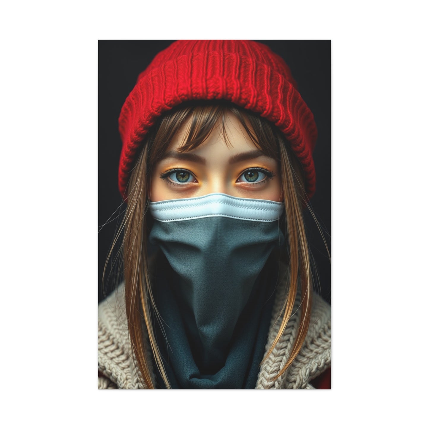 Faceless Portraits Art Canvas Art 3 Wall Art & Canvas Print