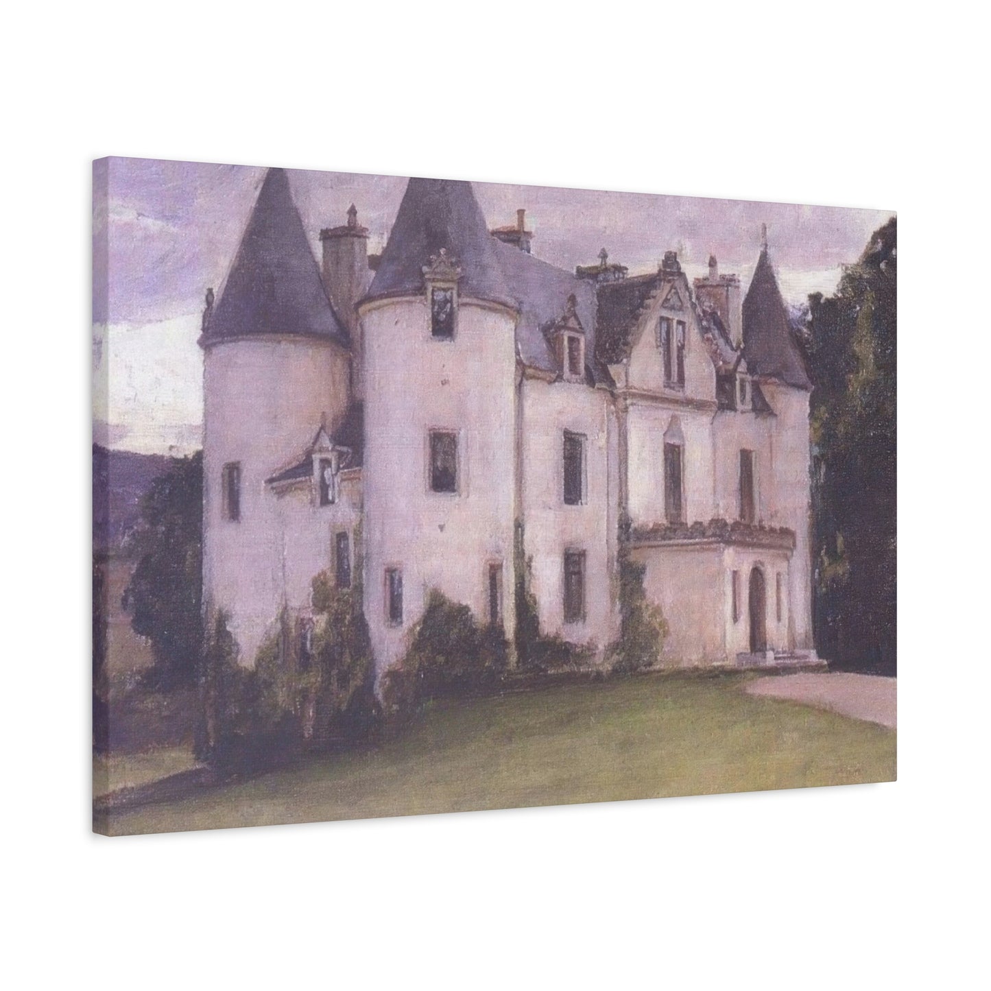 John William A Scottish Baronial House Wall Art & Canvas Prints
