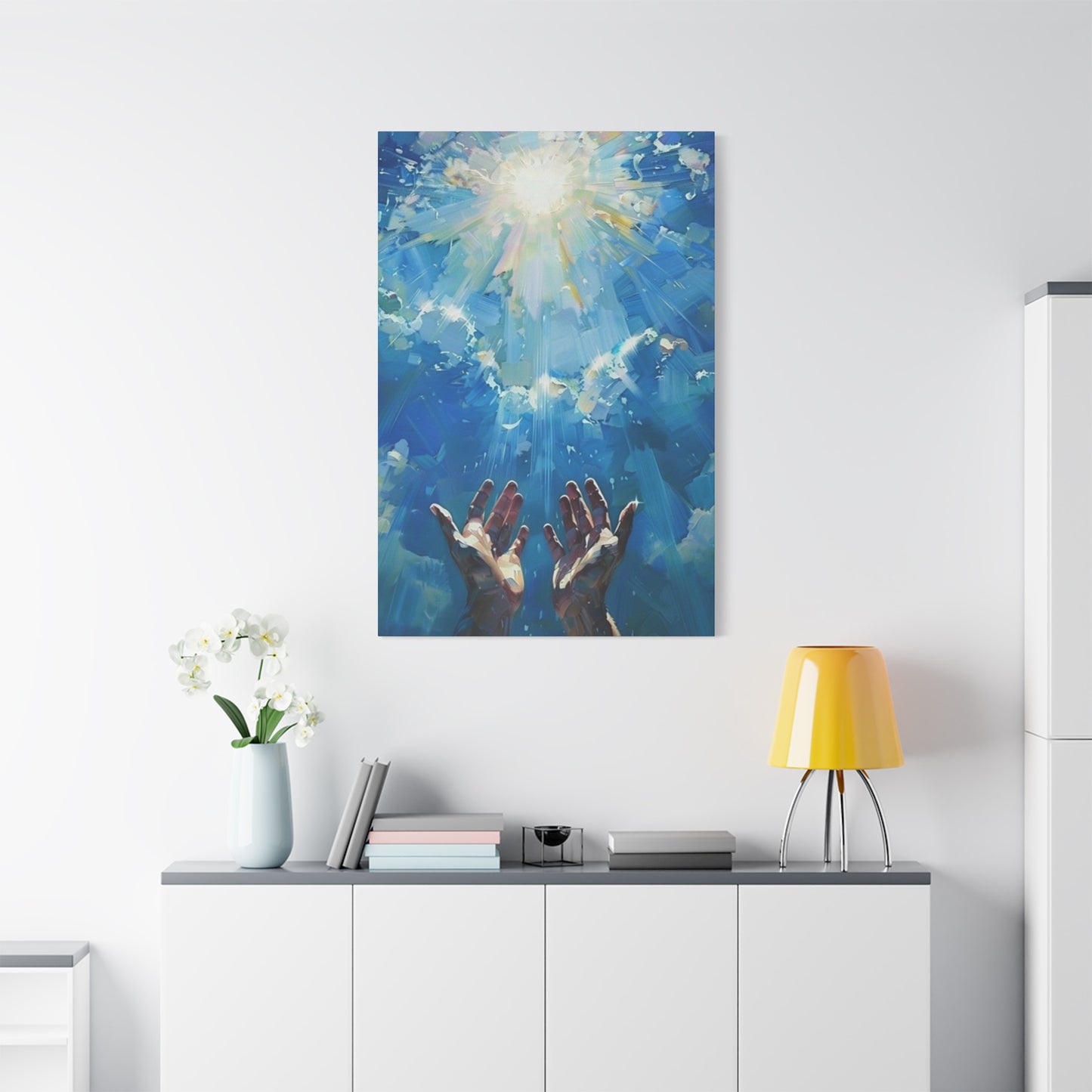 God Light Hope Wall Art & Canvas Prints