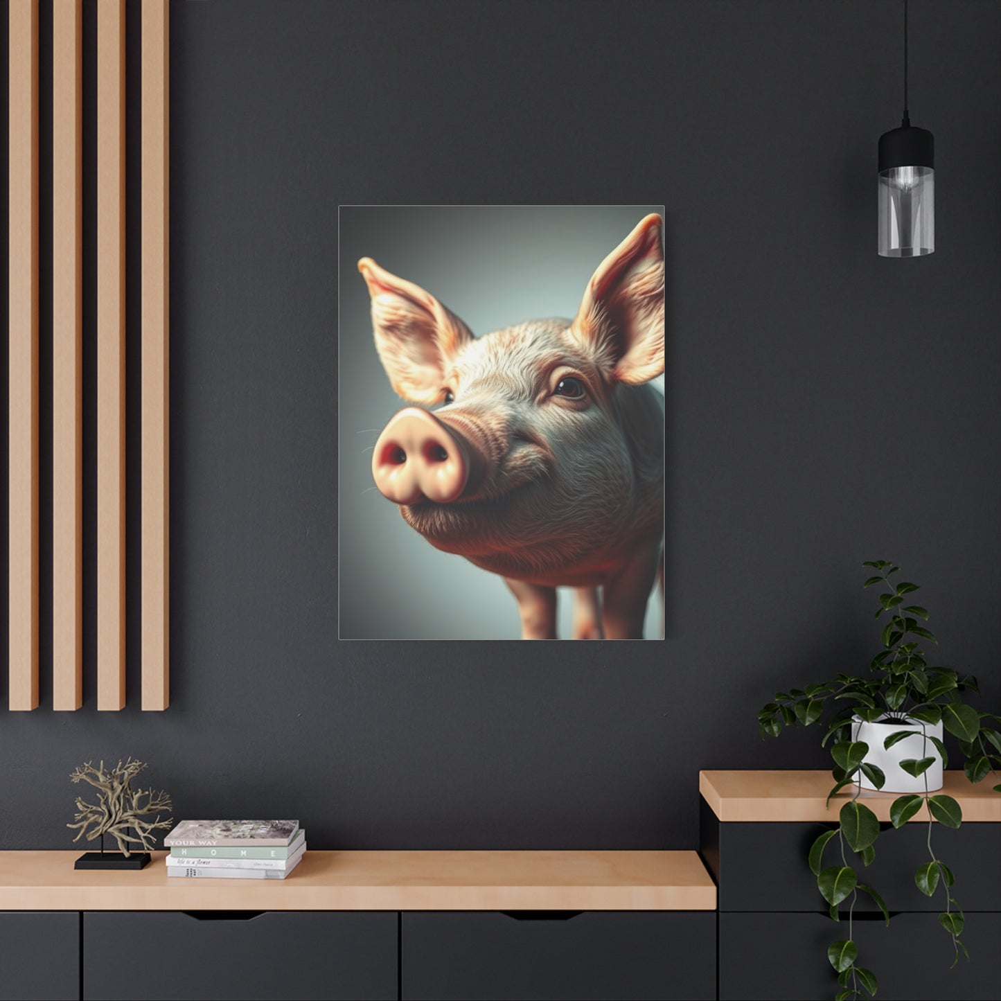Pig Art Canvas Art 4 Wall Art & Canvas Print