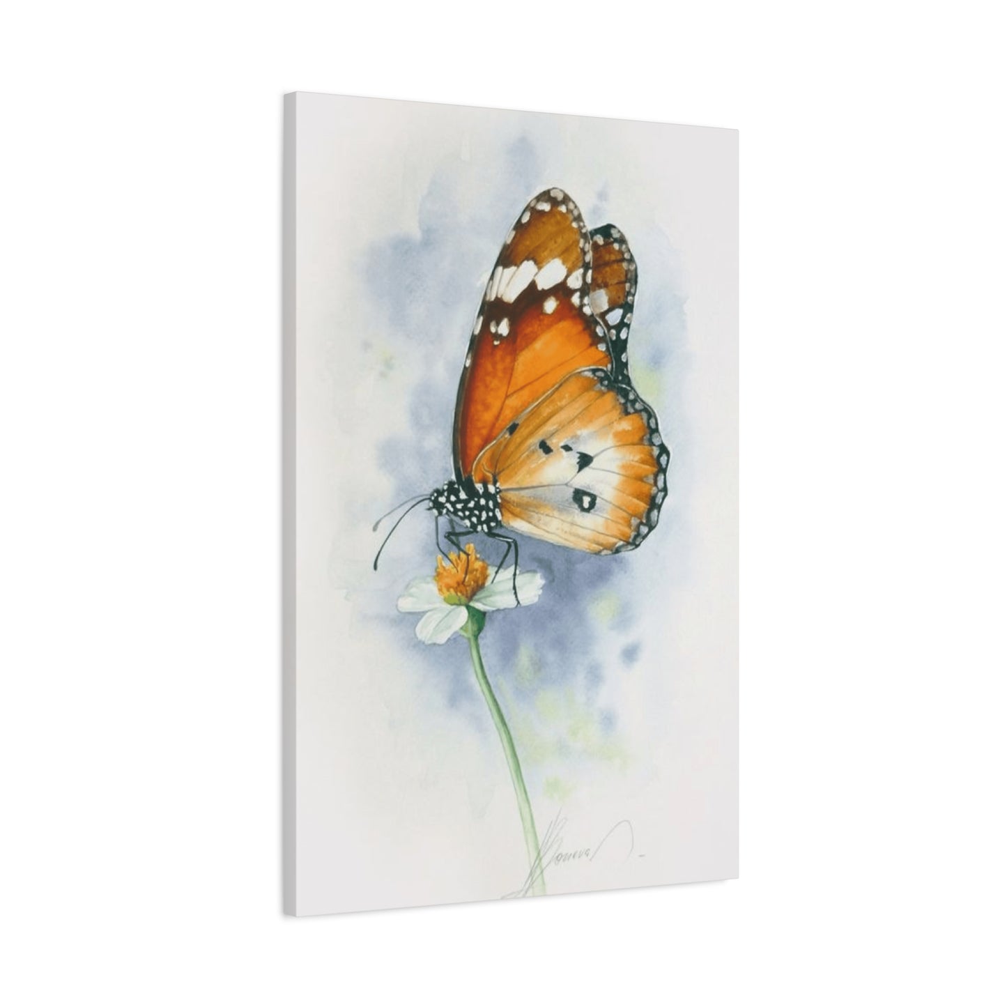 Butterfly Water Painting Wall Art & Canvas Prints