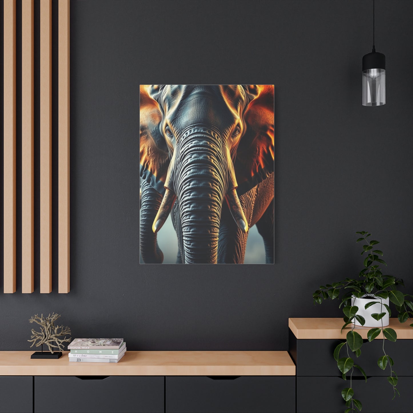 Ivory Monarch Canvas Wall Art & Canvas Print
