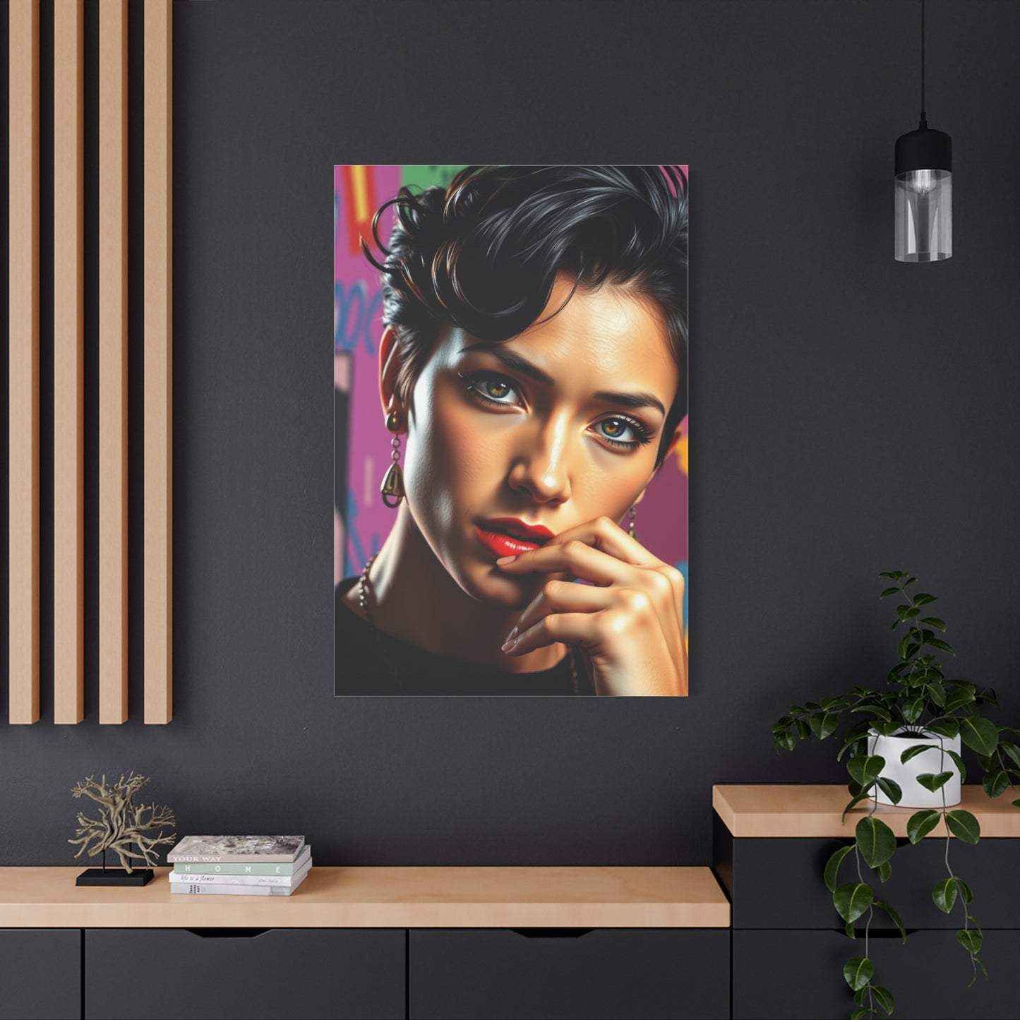 Avant-Garde Chromatic Tapestry Wall Art & Canvas Print