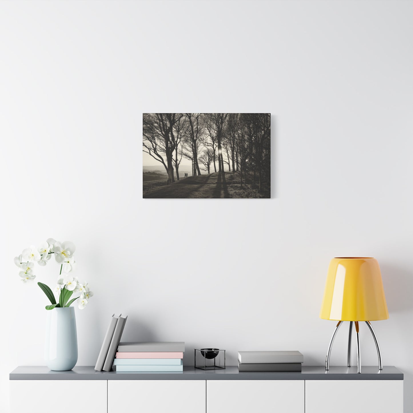 Forest Path at Dawn Wall Art & Canvas Prints