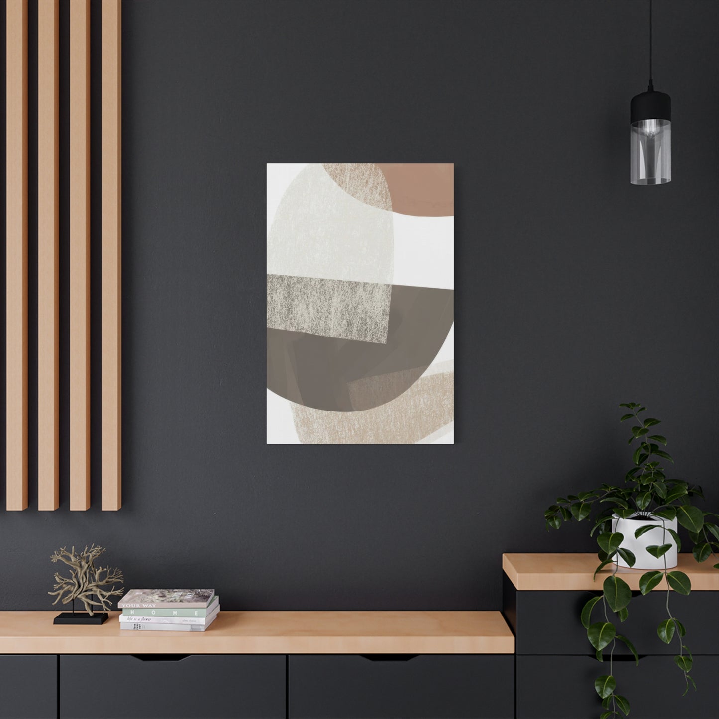 Abstract Shapes Earth Tones Wall Art & Canvas Prints